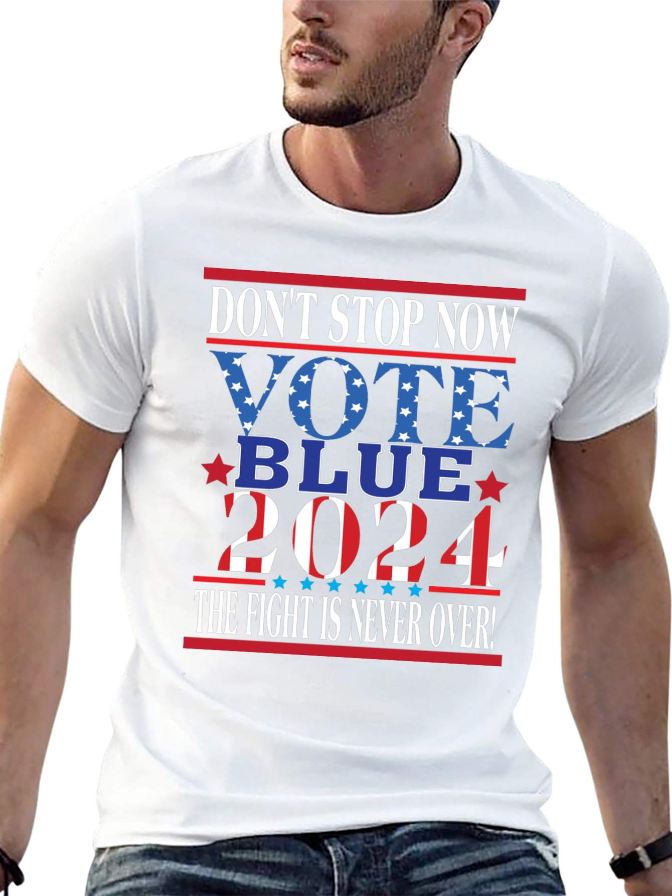 Vote Blue 2024 Graphic T-Shirt