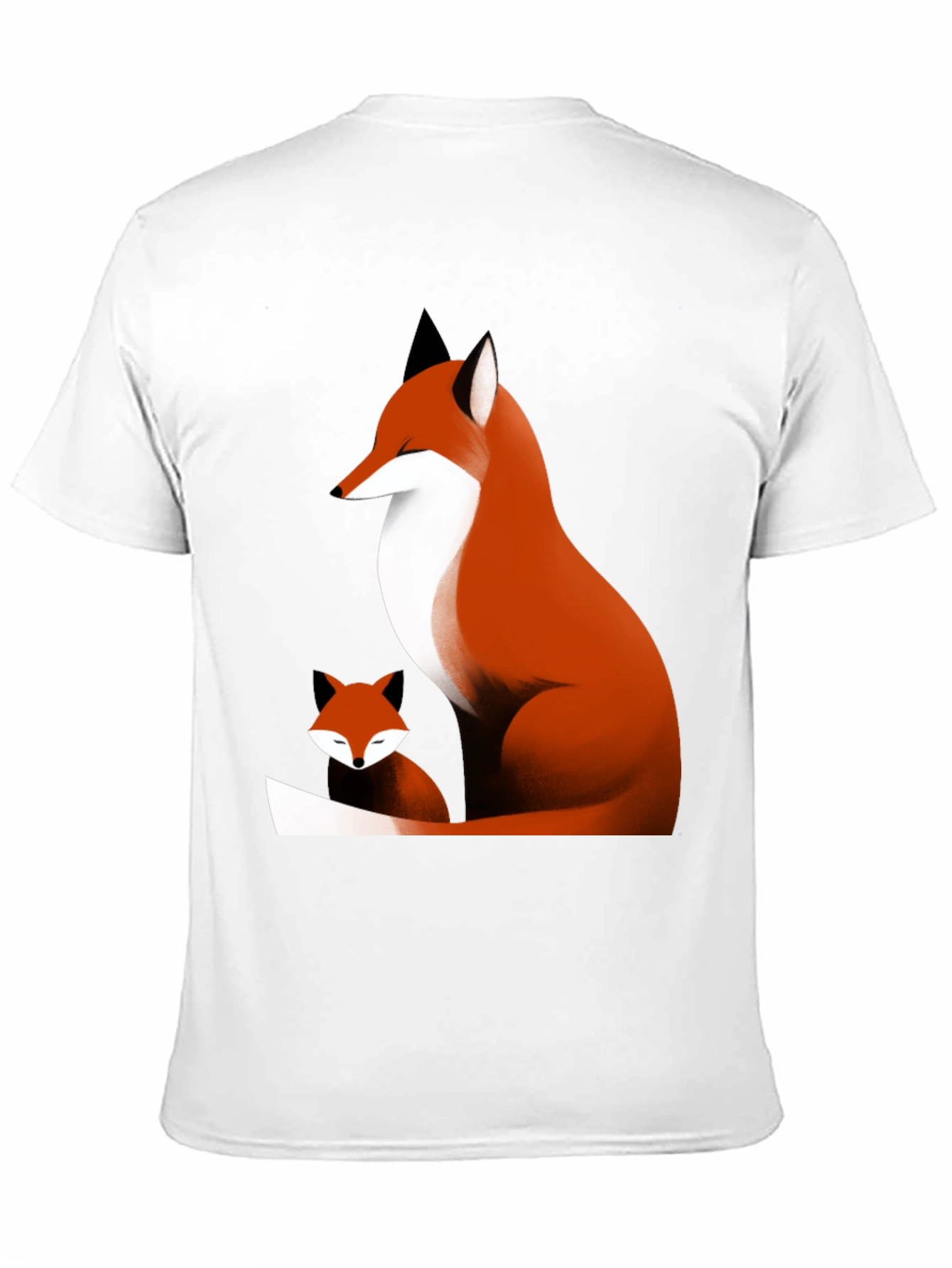 Fox Graphic Tee - Stylish Black Cotton Shirt