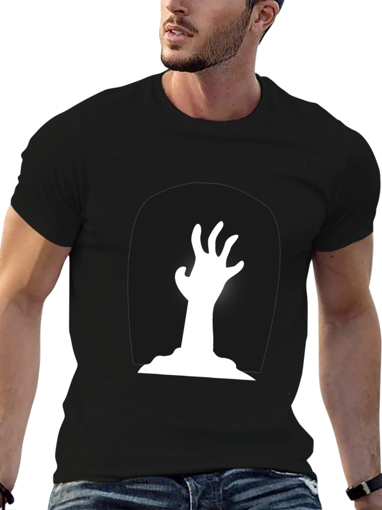 Zombie Hand T-Shirt - Halloween Graphic Tee