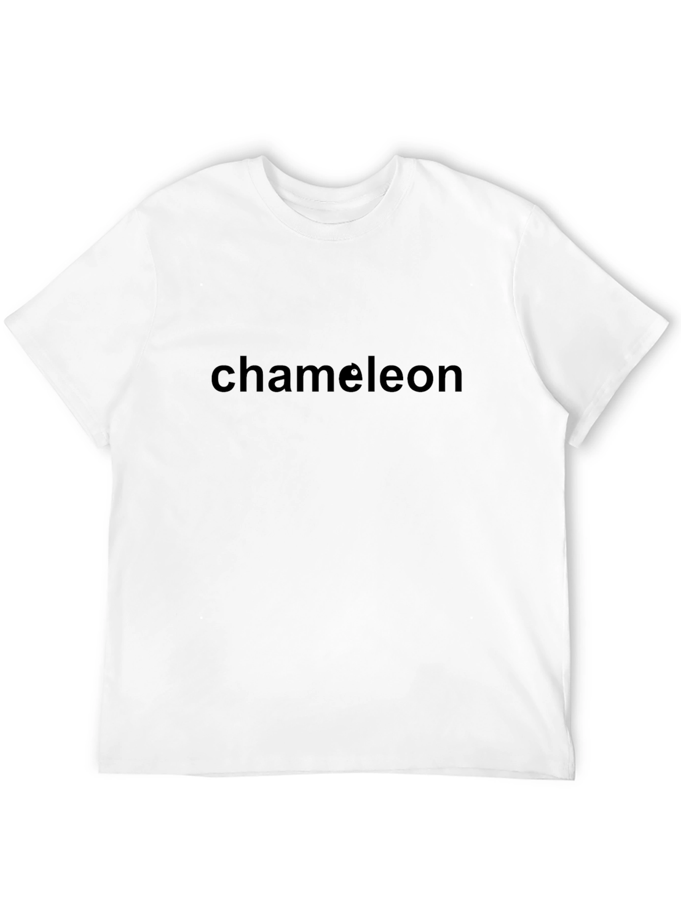 Mens Chameleon Graphic Tee - Soft Cotton Casual T-Shirt