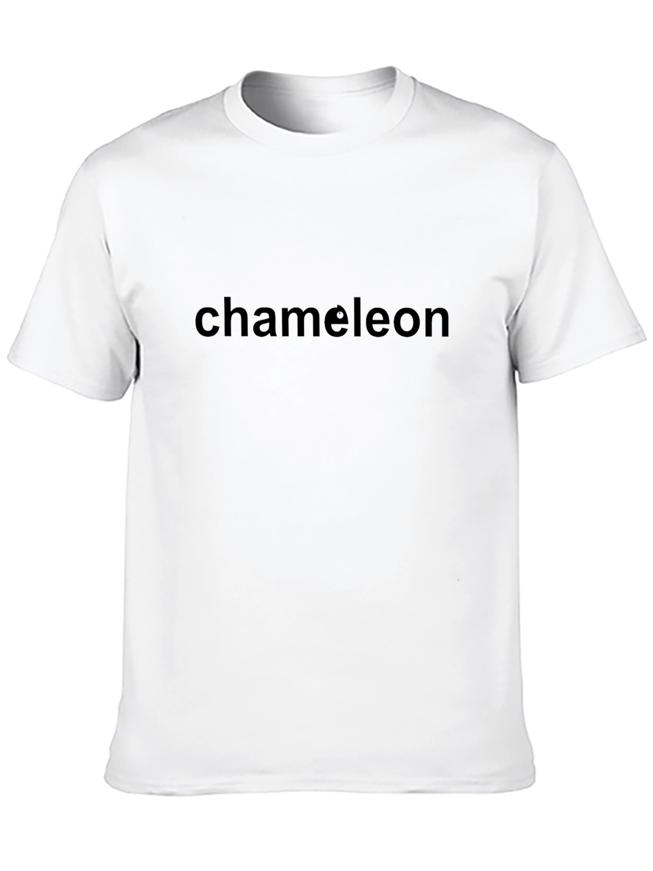 Mens Chameleon Graphic Tee - Soft Cotton Casual T-Shirt