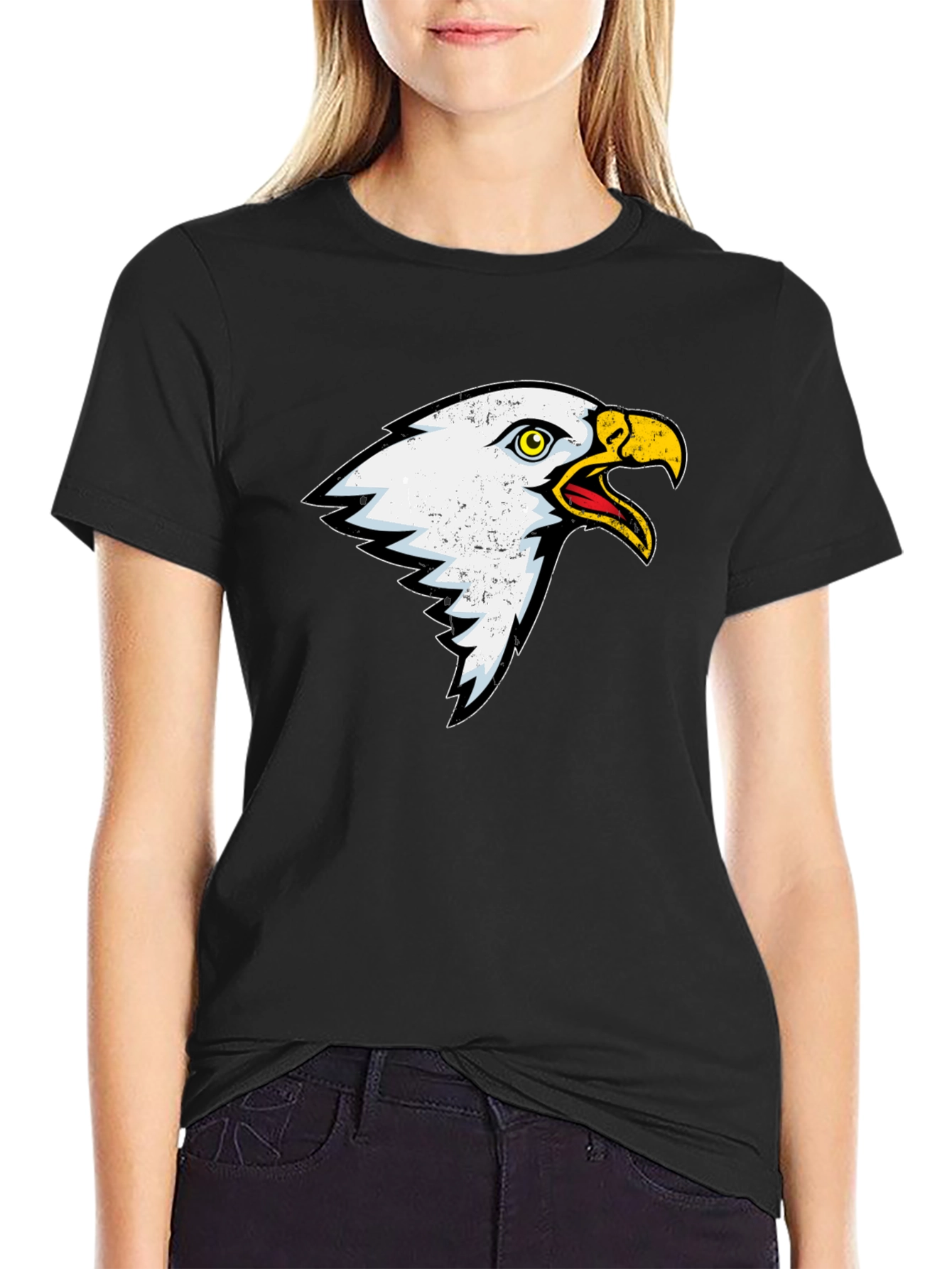 Black Eagle Graphic Tee - Bold Style