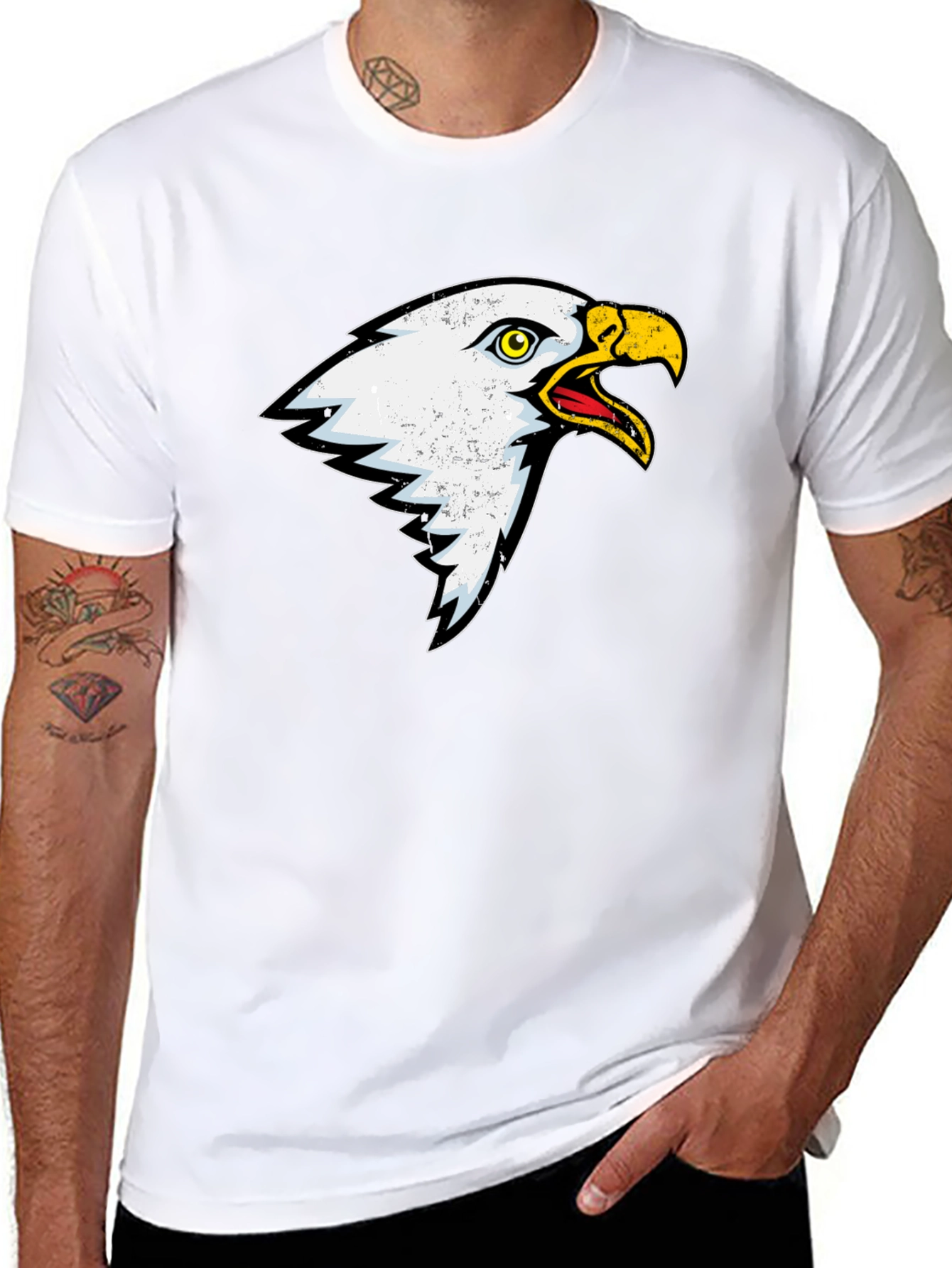 Black Eagle Graphic Tee - Bold Style