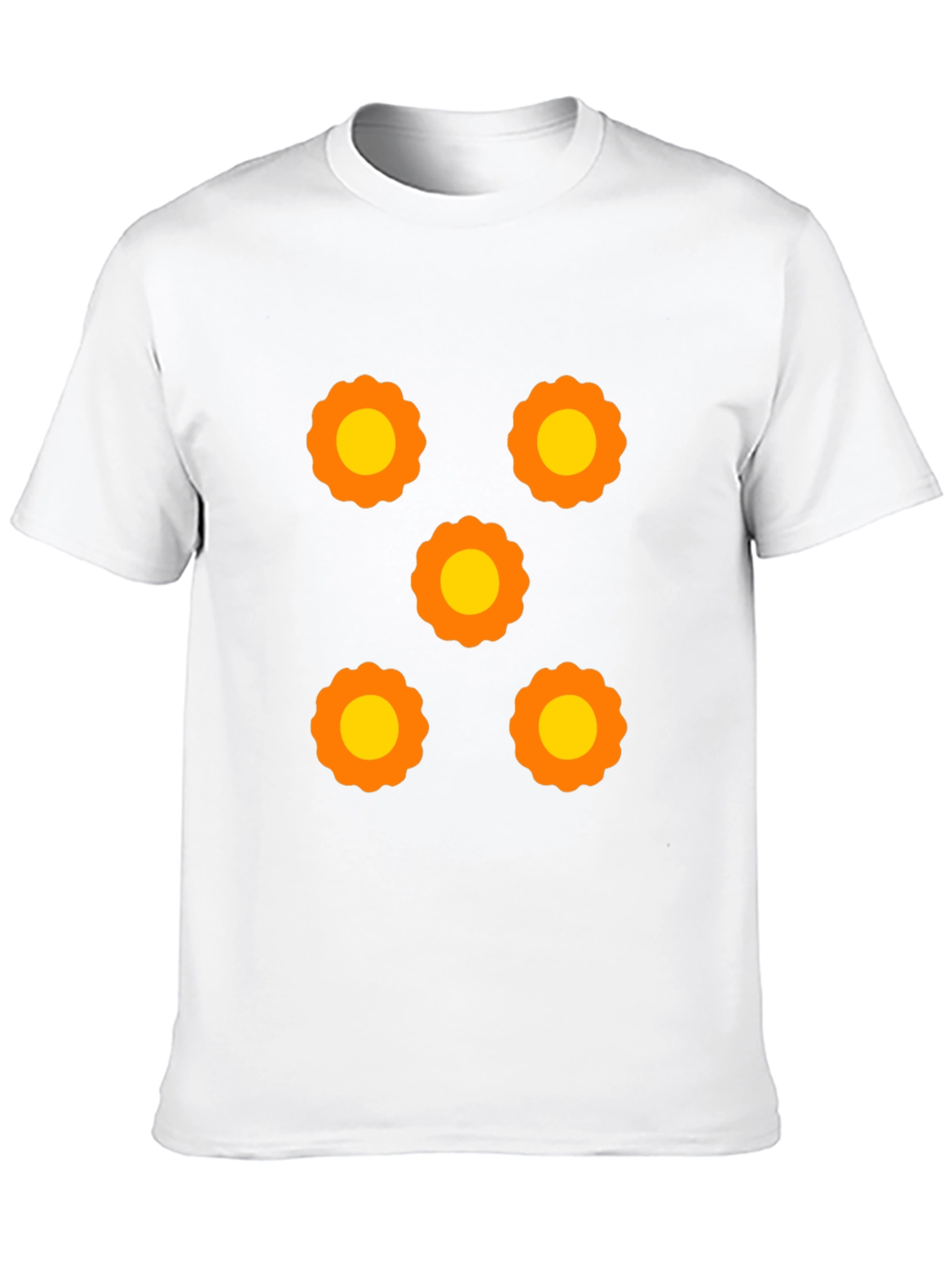 Retro Floral Graphic Tee - Black