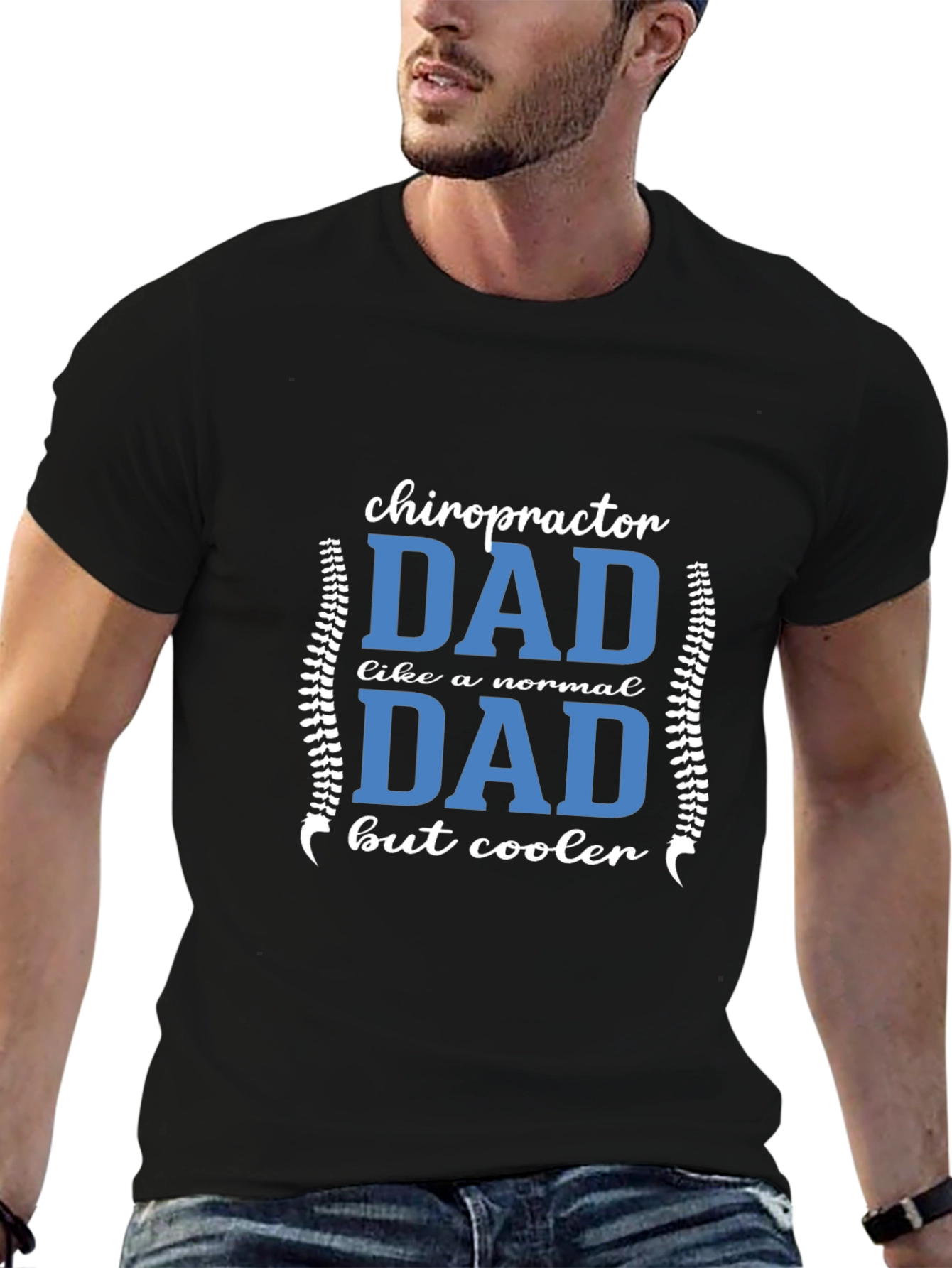 Chiropractor Dad T-Shirt - Cool Dad Edition