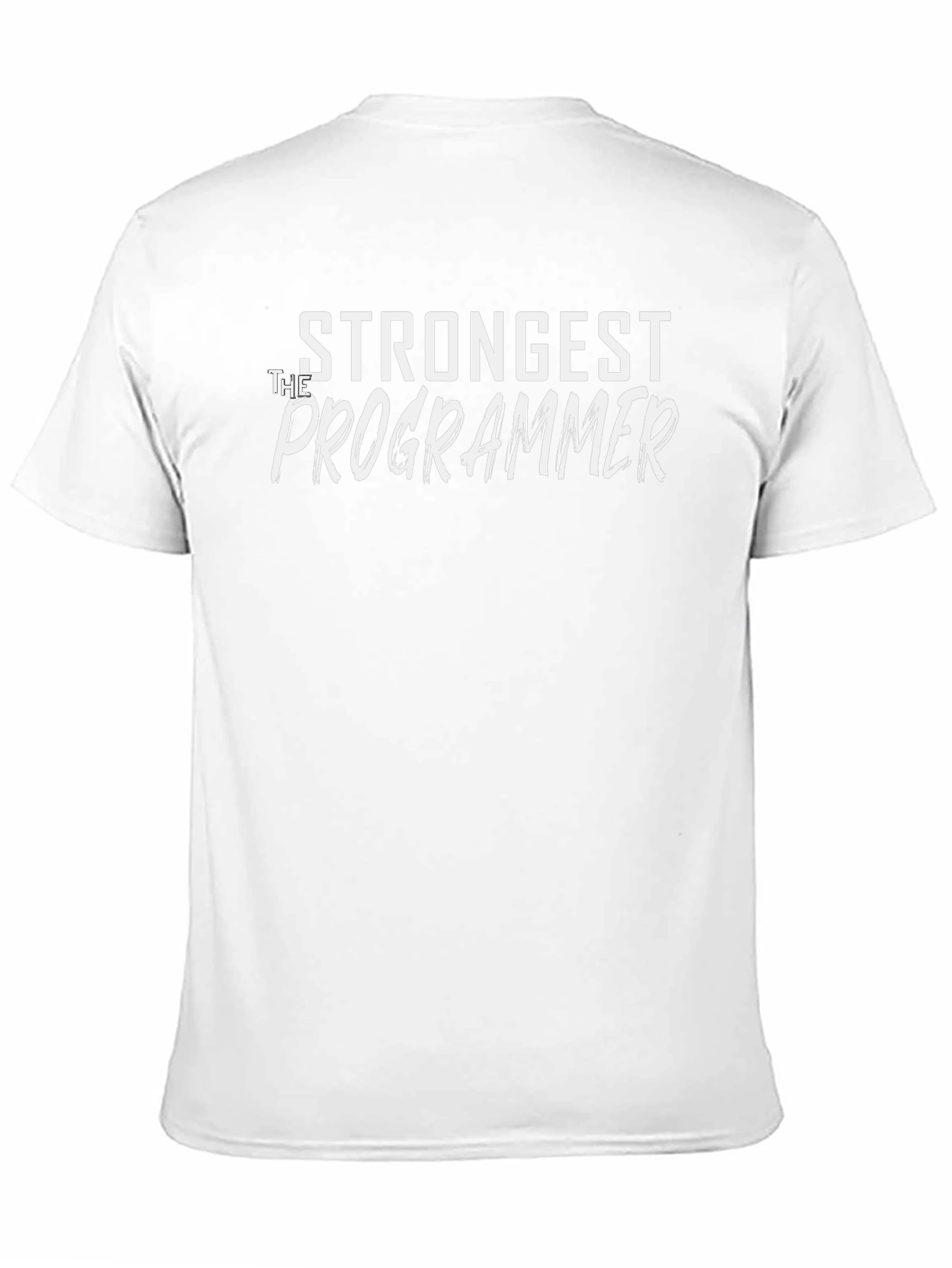 Strongest Programmer Graphic Tee - Black