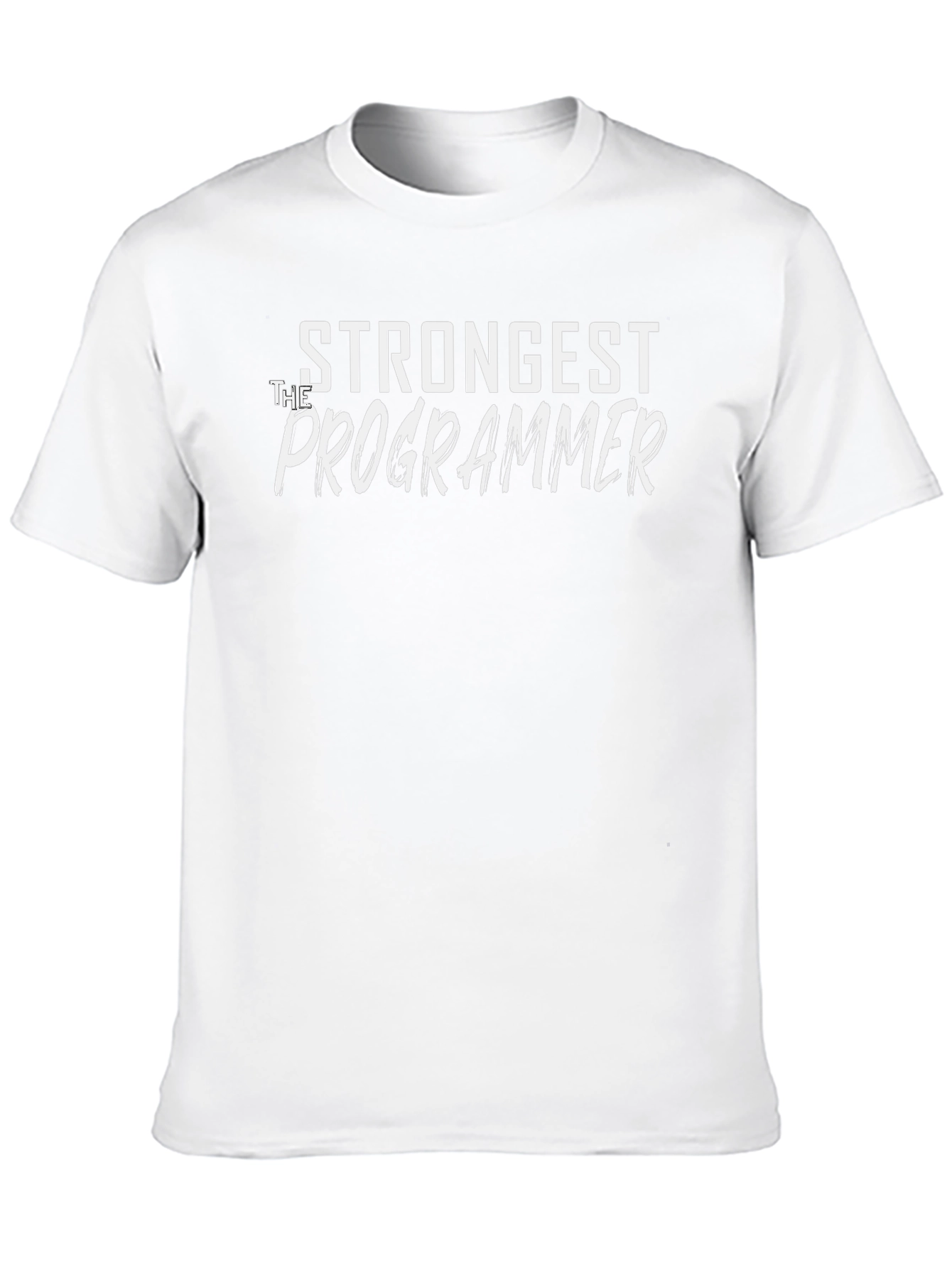 Strongest Programmer Graphic Tee - Black