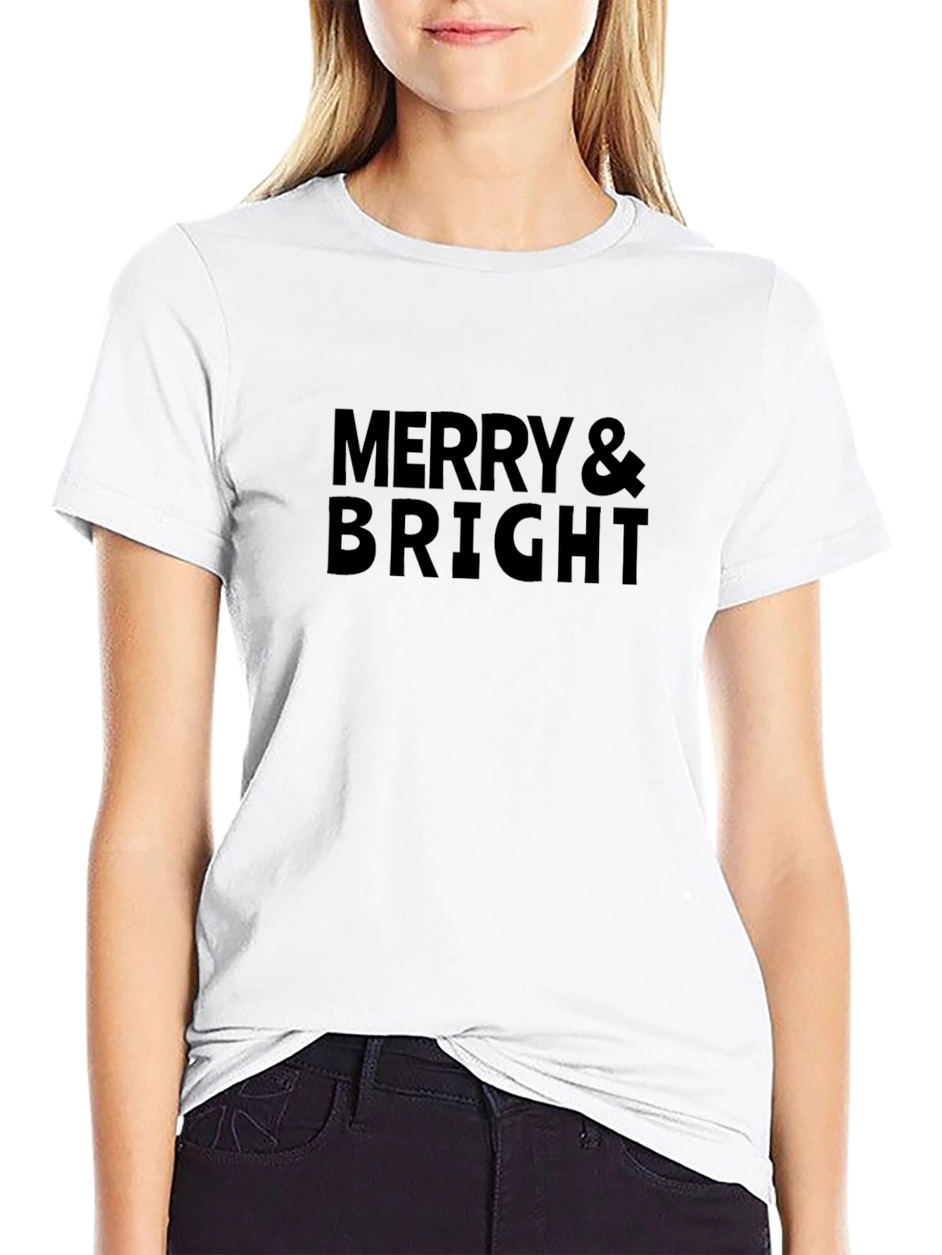 Merry & Bright Graphic Tee - Holiday Cheer!