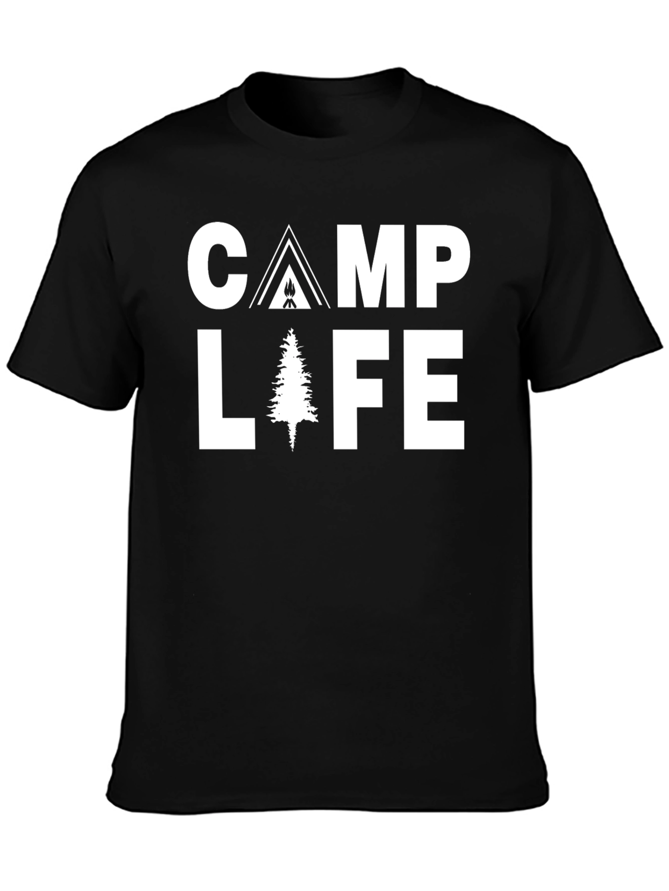 Camp Life Graphic Tee - Camping Adventure Shirt