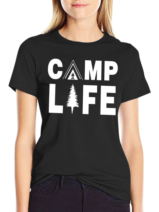 Camp Life Graphic Tee - Camping Adventure Shirt