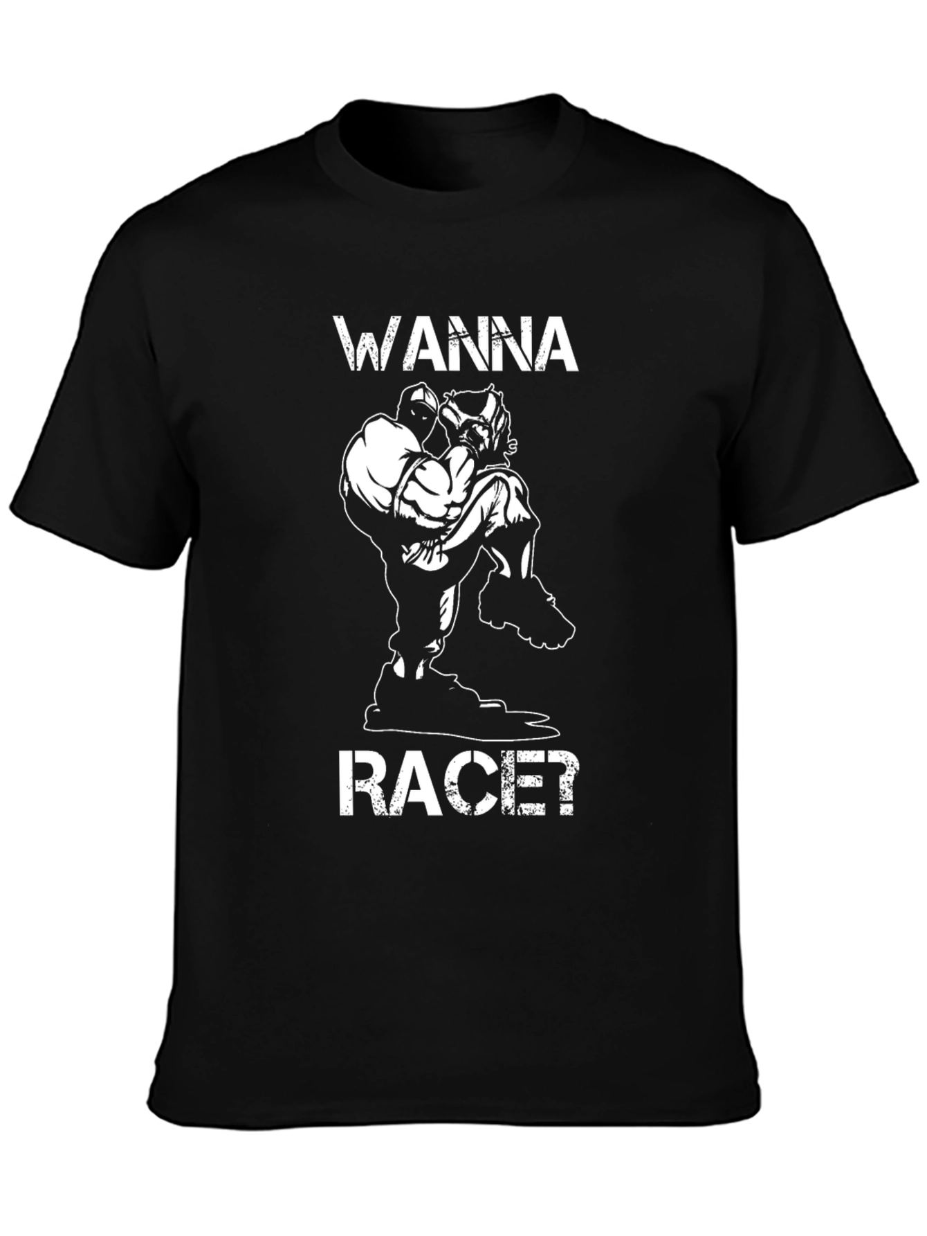 Wanna Race? Graphic T-Shirt