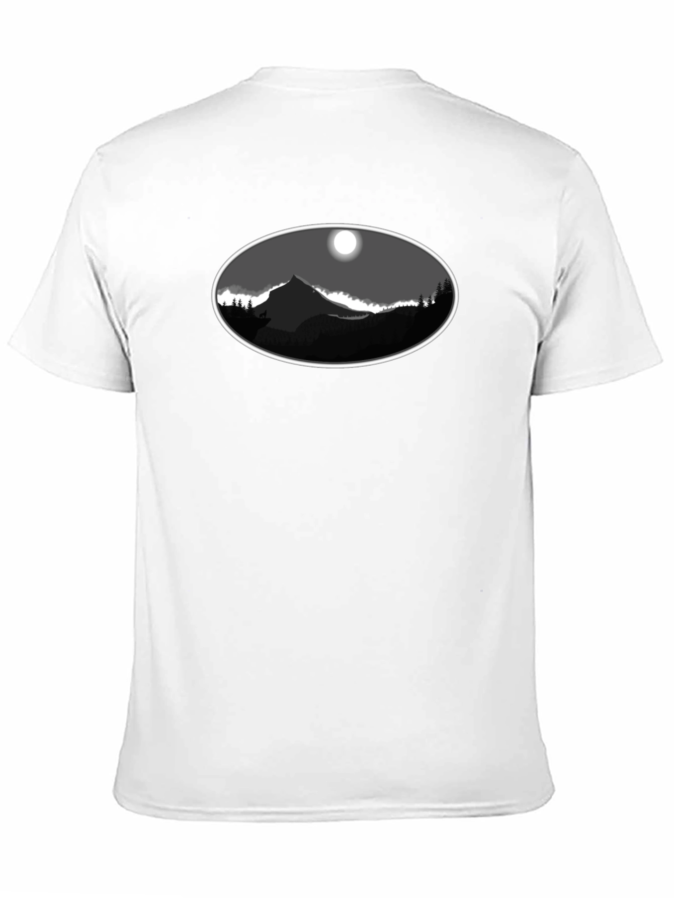 Black Mountainscape T-Shirt