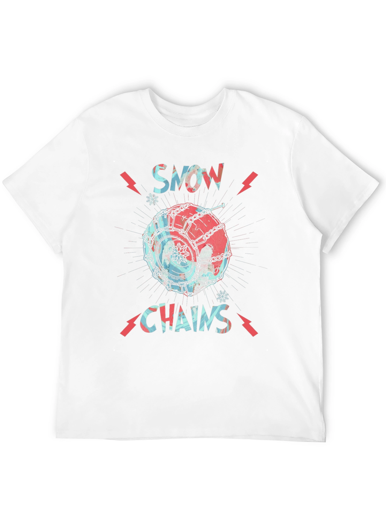 Snow Chains Graphic Tee - Winter Car Ready