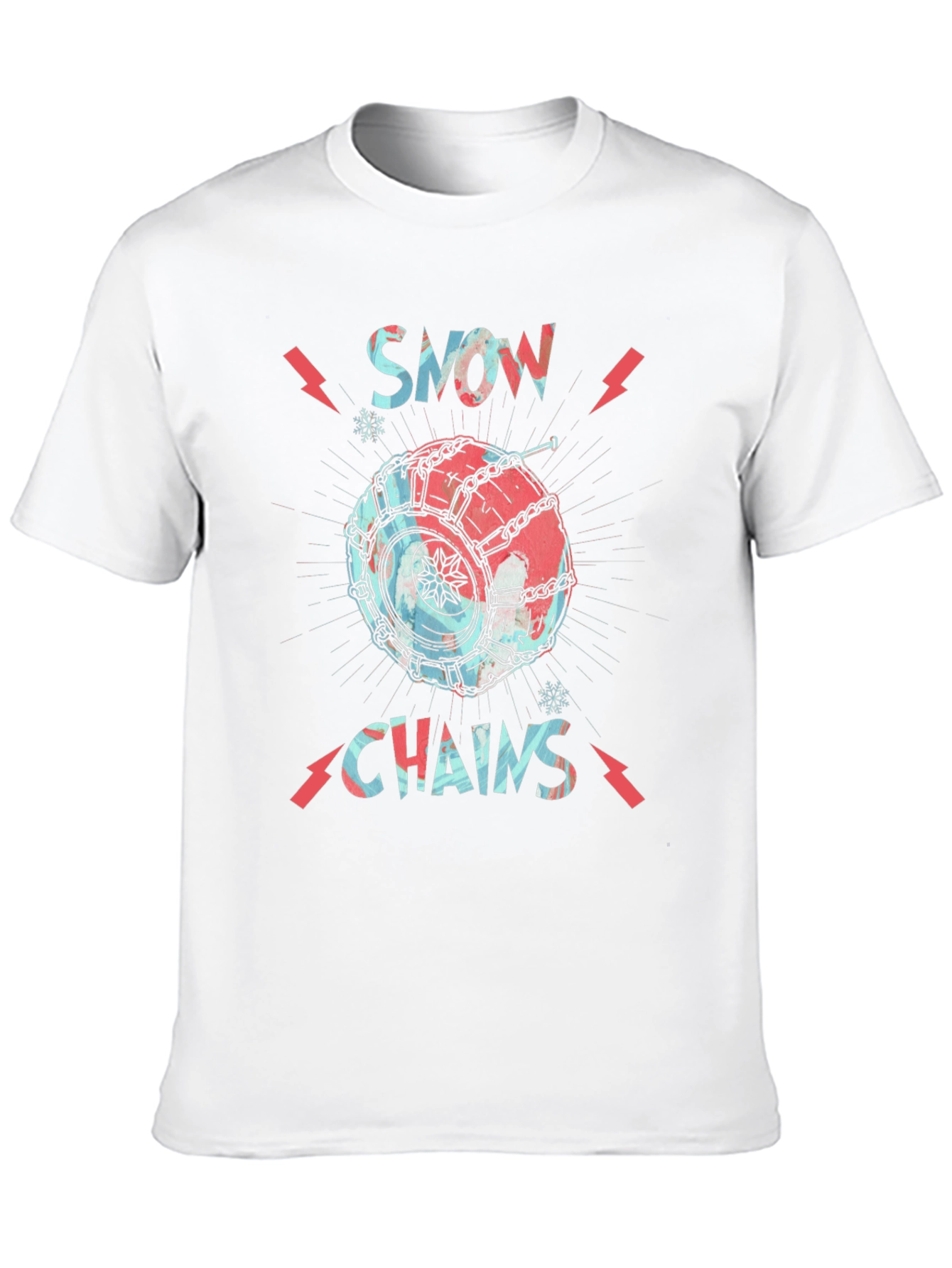 Snow Chains Graphic Tee - Winter Car Ready