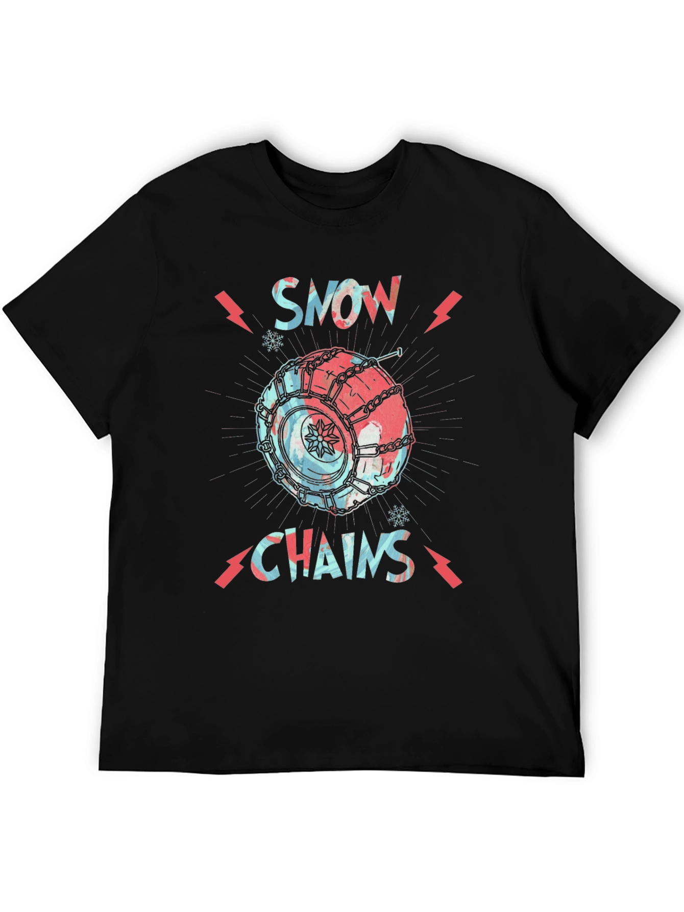 Snow Chains Graphic Tee - Winter Car Ready