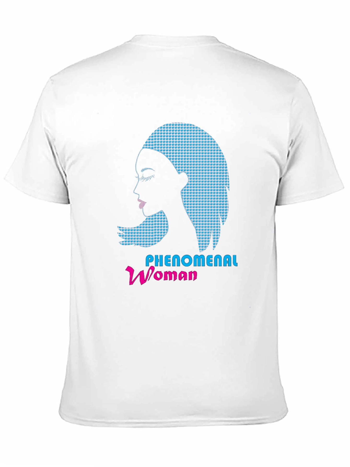 Phenomenal Woman Graphic Print Black Tee