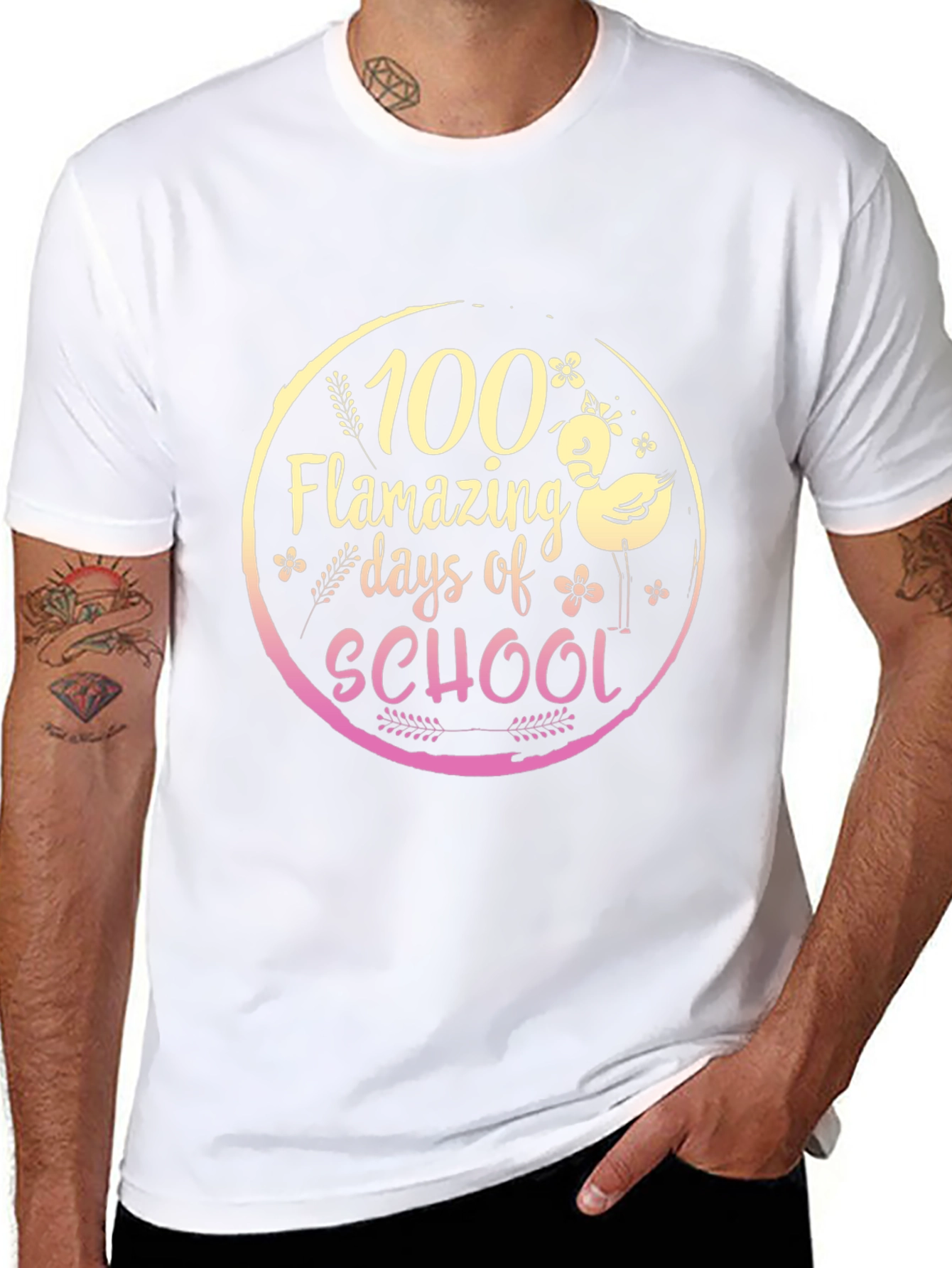 100 Days of School Flamizing T-Shirt