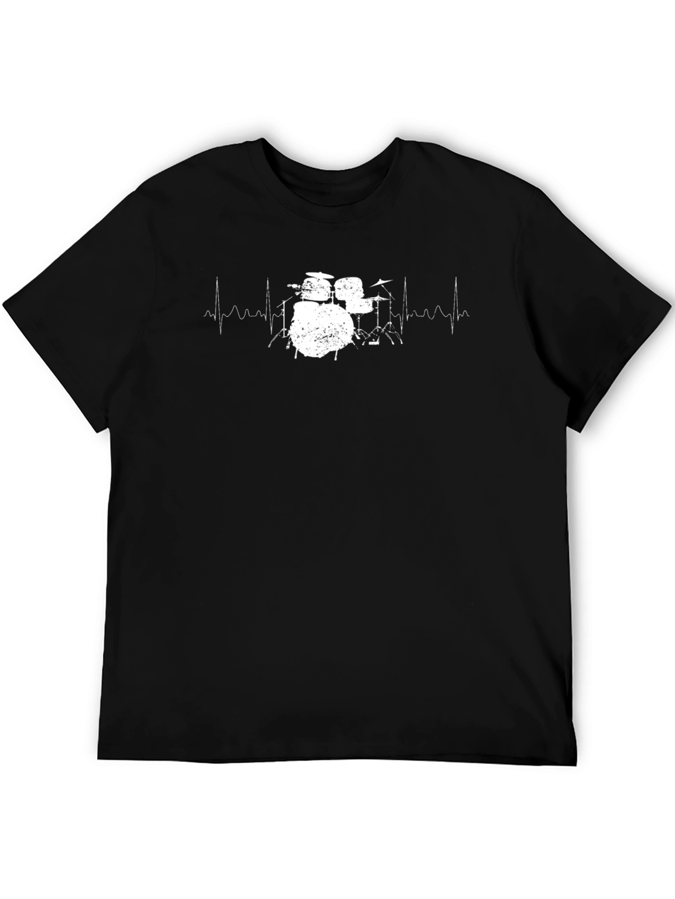 Drum Heartbeat T-Shirt - Musician Graphic Tee