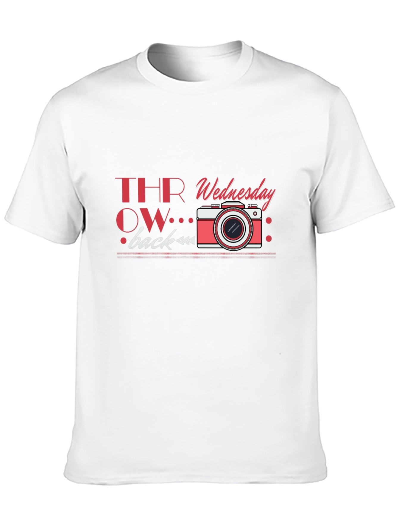 Throwback Wednesday Black Graphic Tee Shirt