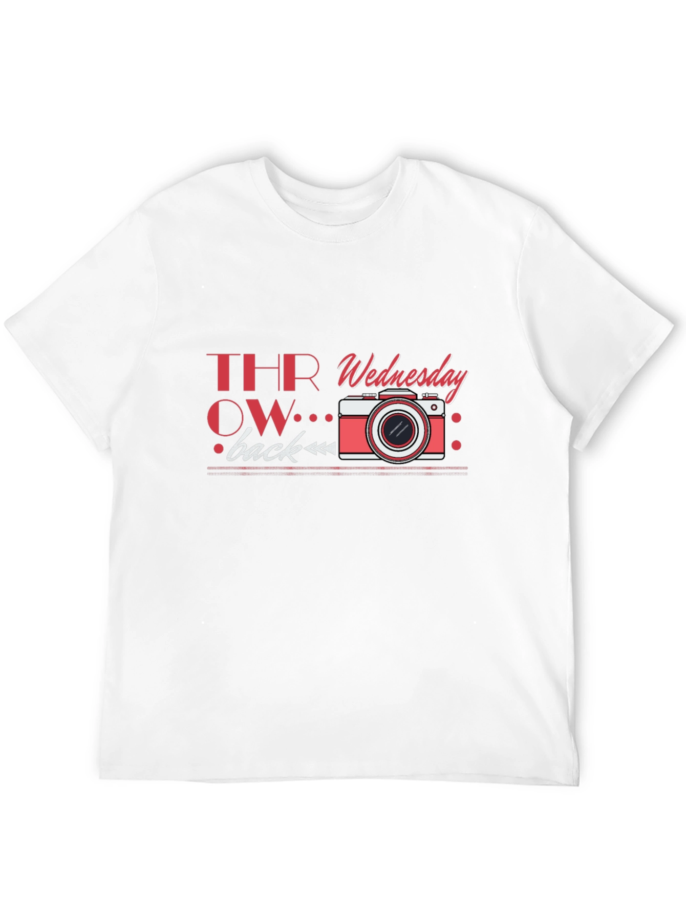 Throwback Wednesday Black Graphic Tee Shirt