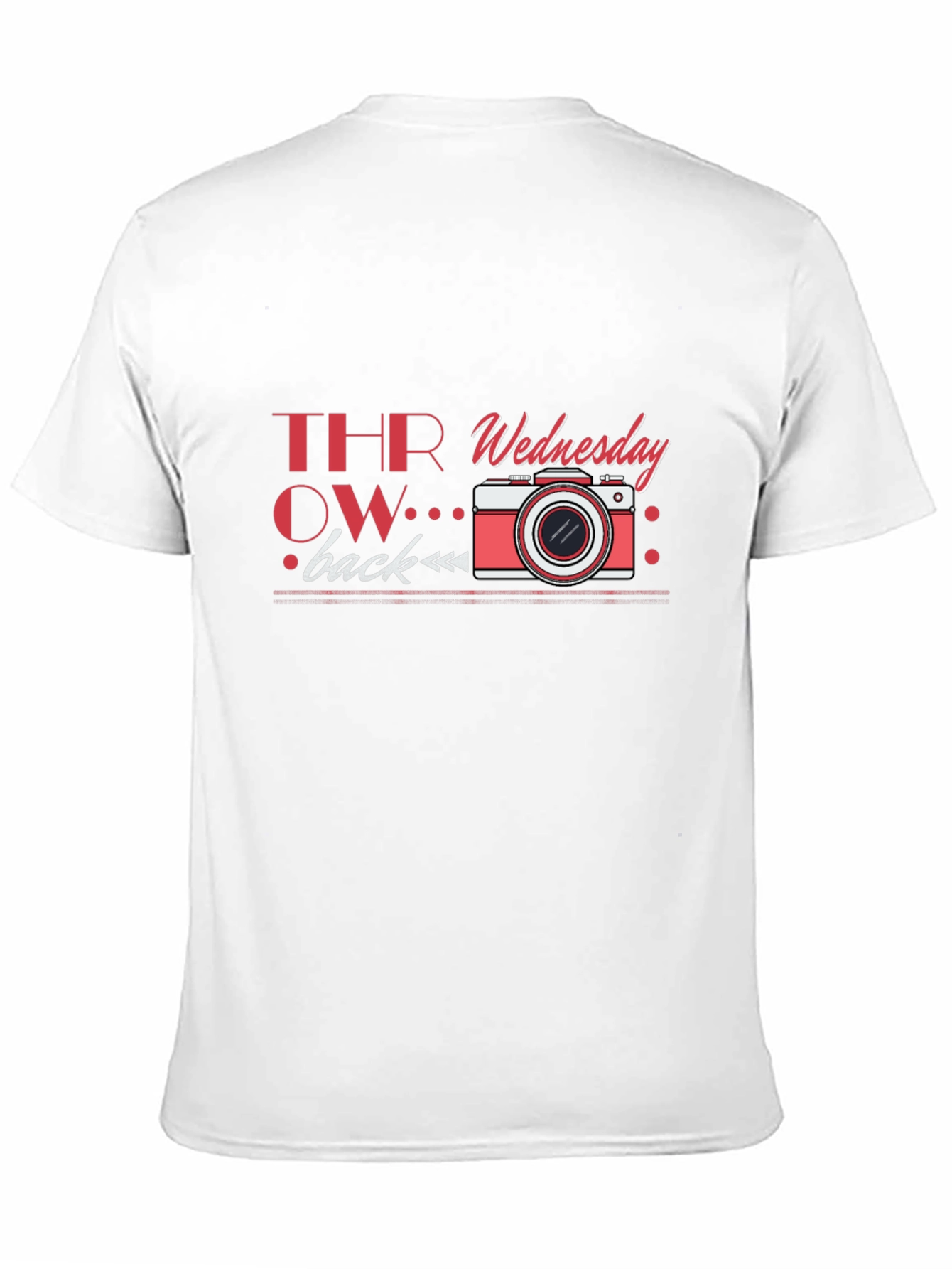 Throwback Wednesday Black Graphic Tee Shirt