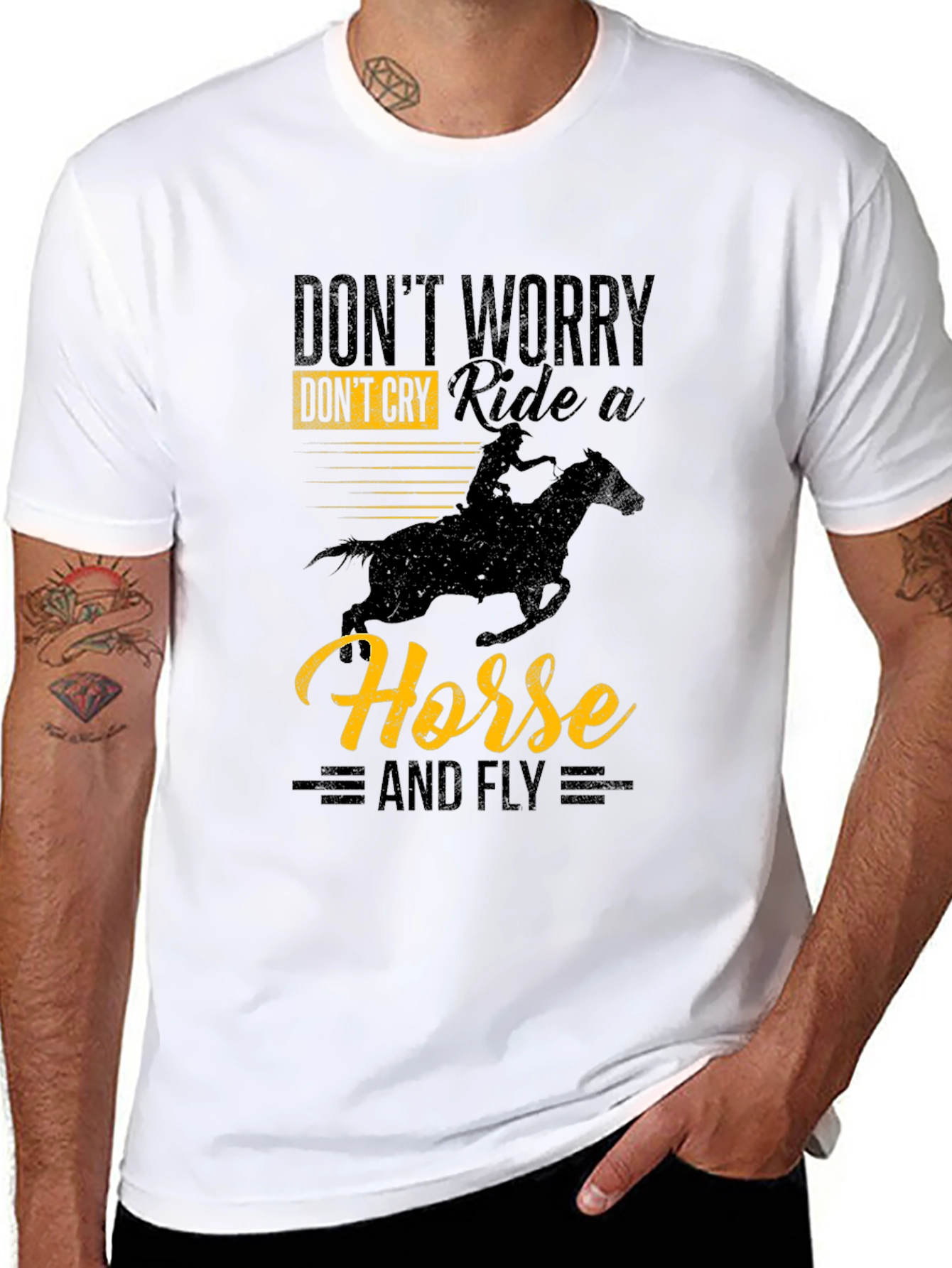 Dont Worry Ride A Horse T-Shirt