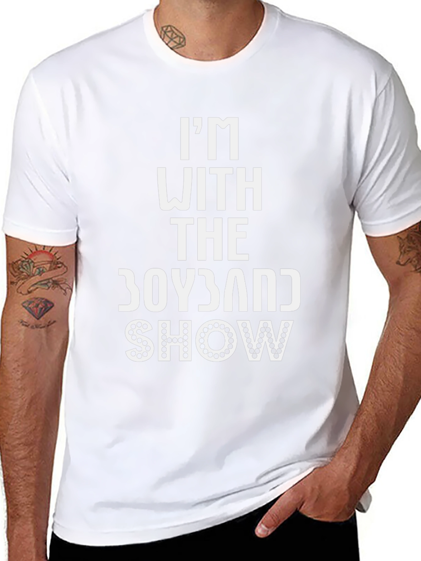 Im With the Boyband Show Black T-Shirt