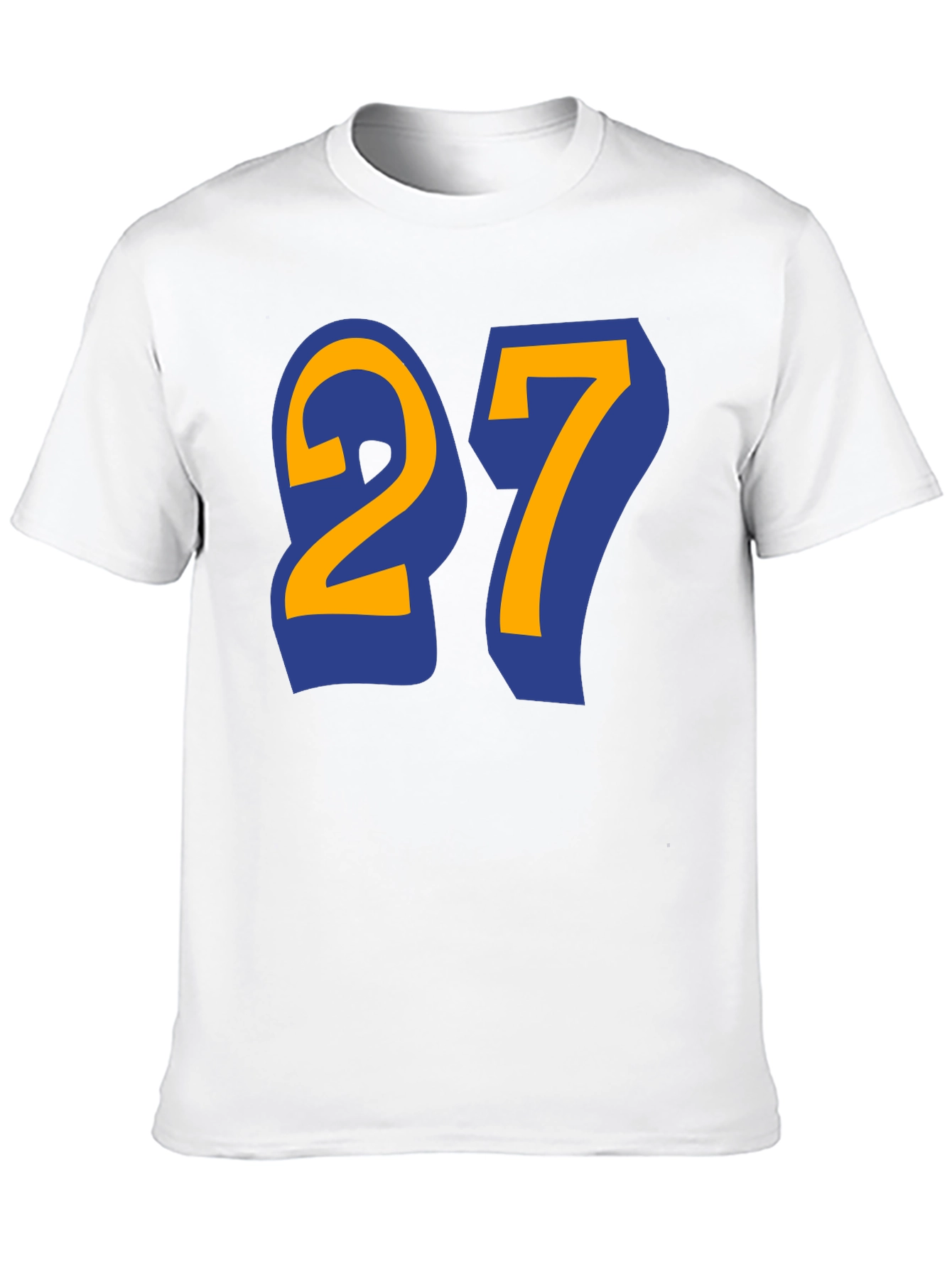 Number 27 Graphic Tee - Black T-Shirt