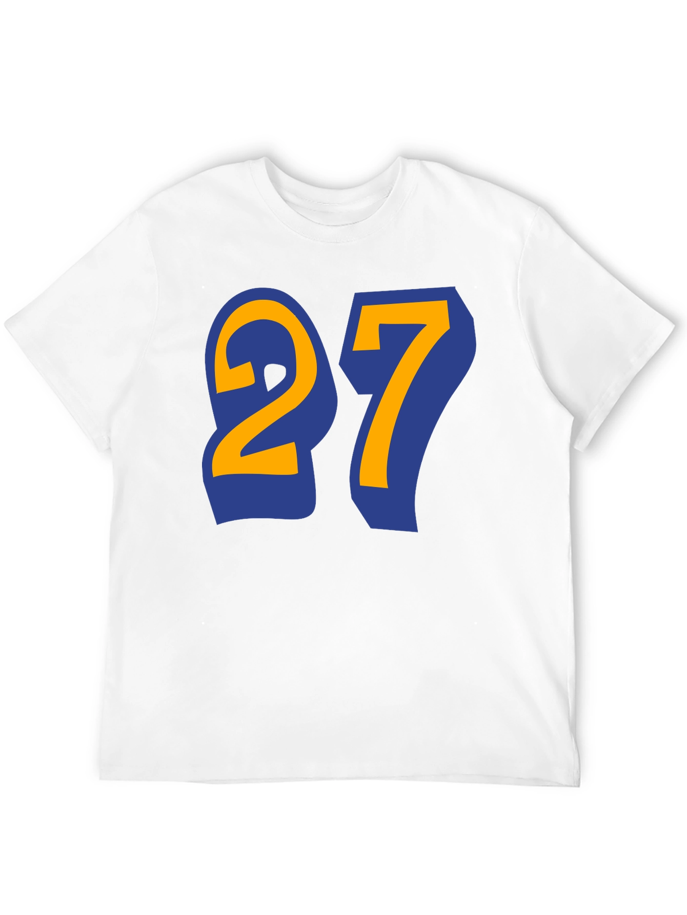 Number 27 Graphic Tee - Black T-Shirt