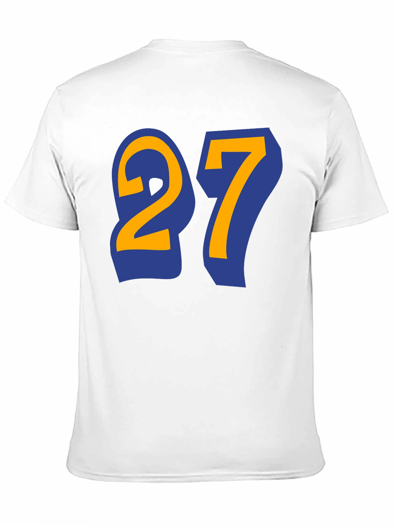 Number 27 Graphic Tee - Black T-Shirt