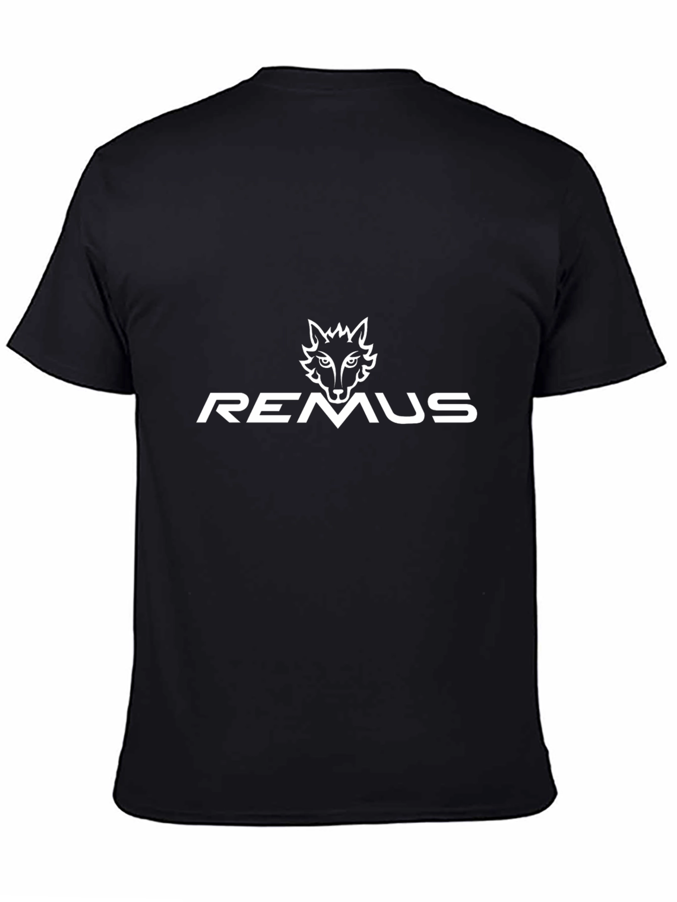 Remus Wolf Logo Black T-Shirt