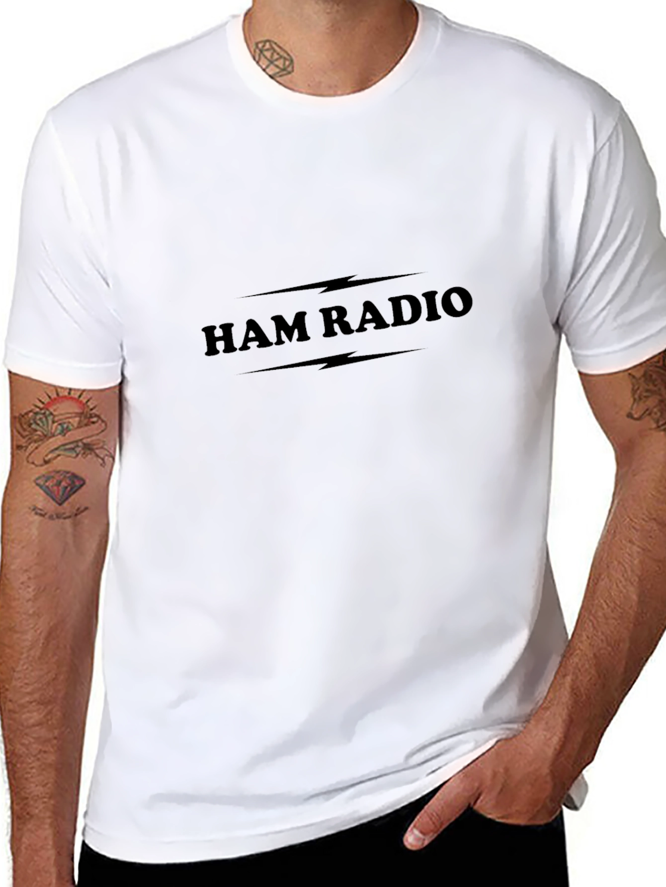 Ham Radio Black T-Shirt - Operator Apparel