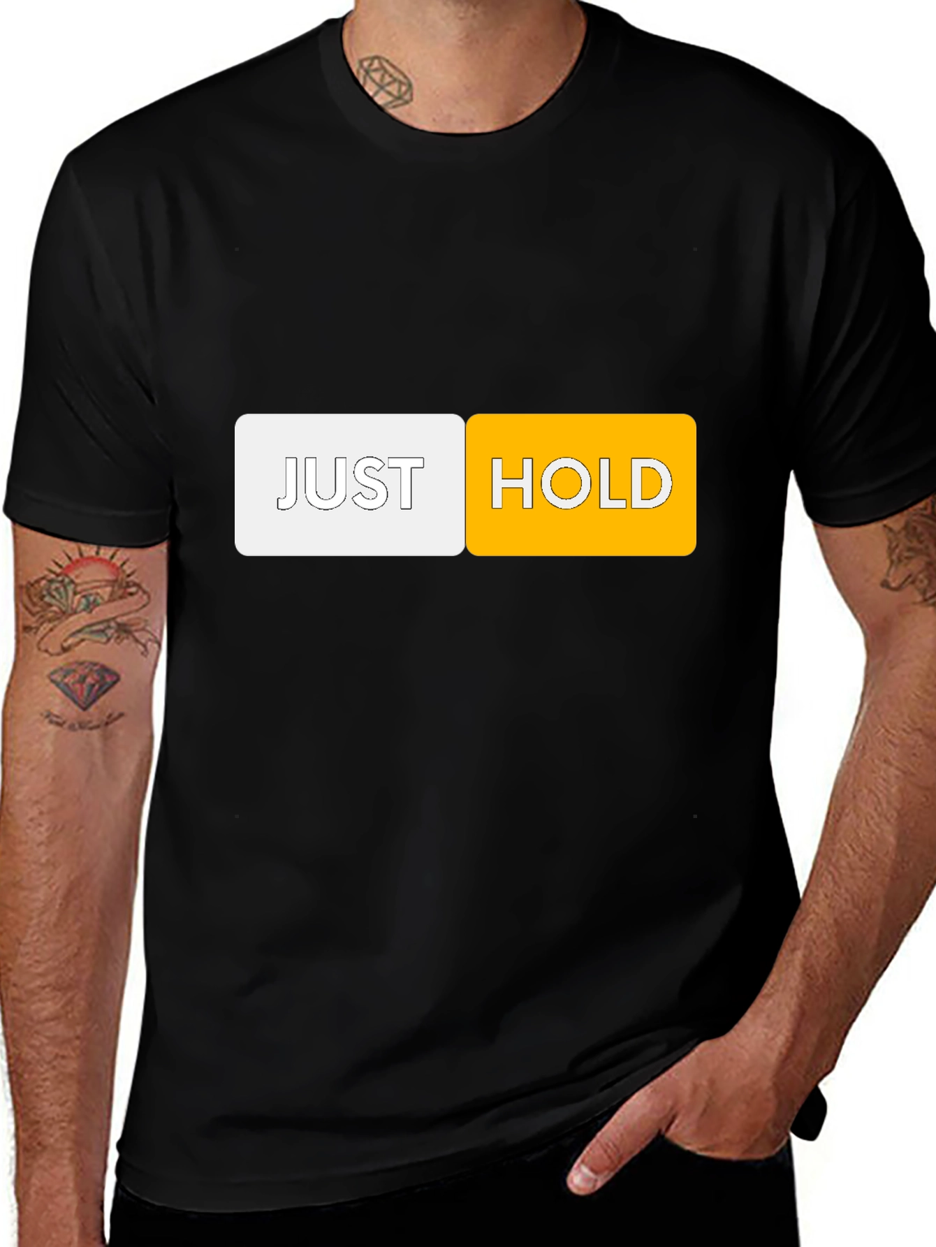 Just Hold T-Shirt - Crypto HODL Tee