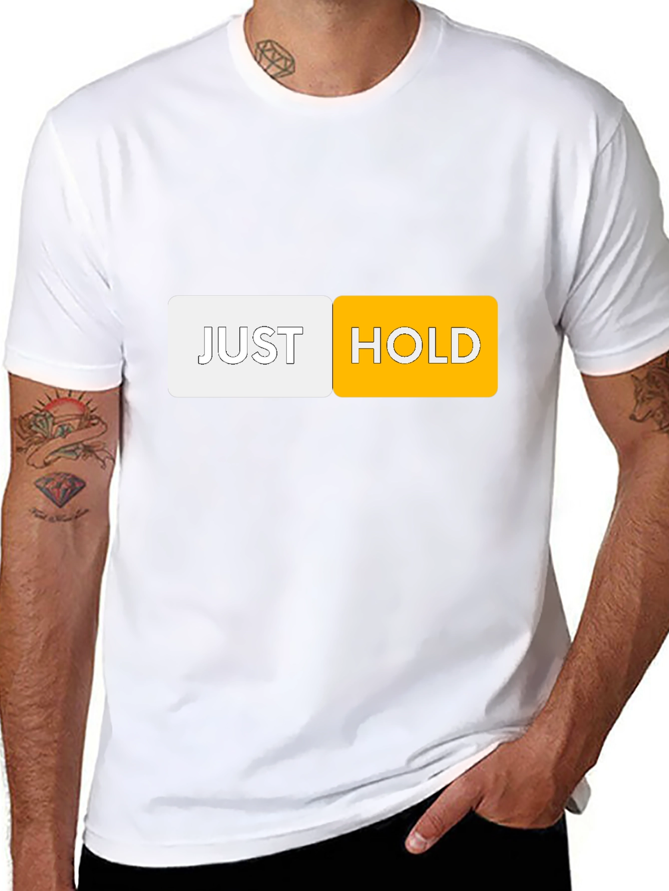 Just Hold T-Shirt - Crypto HODL Tee