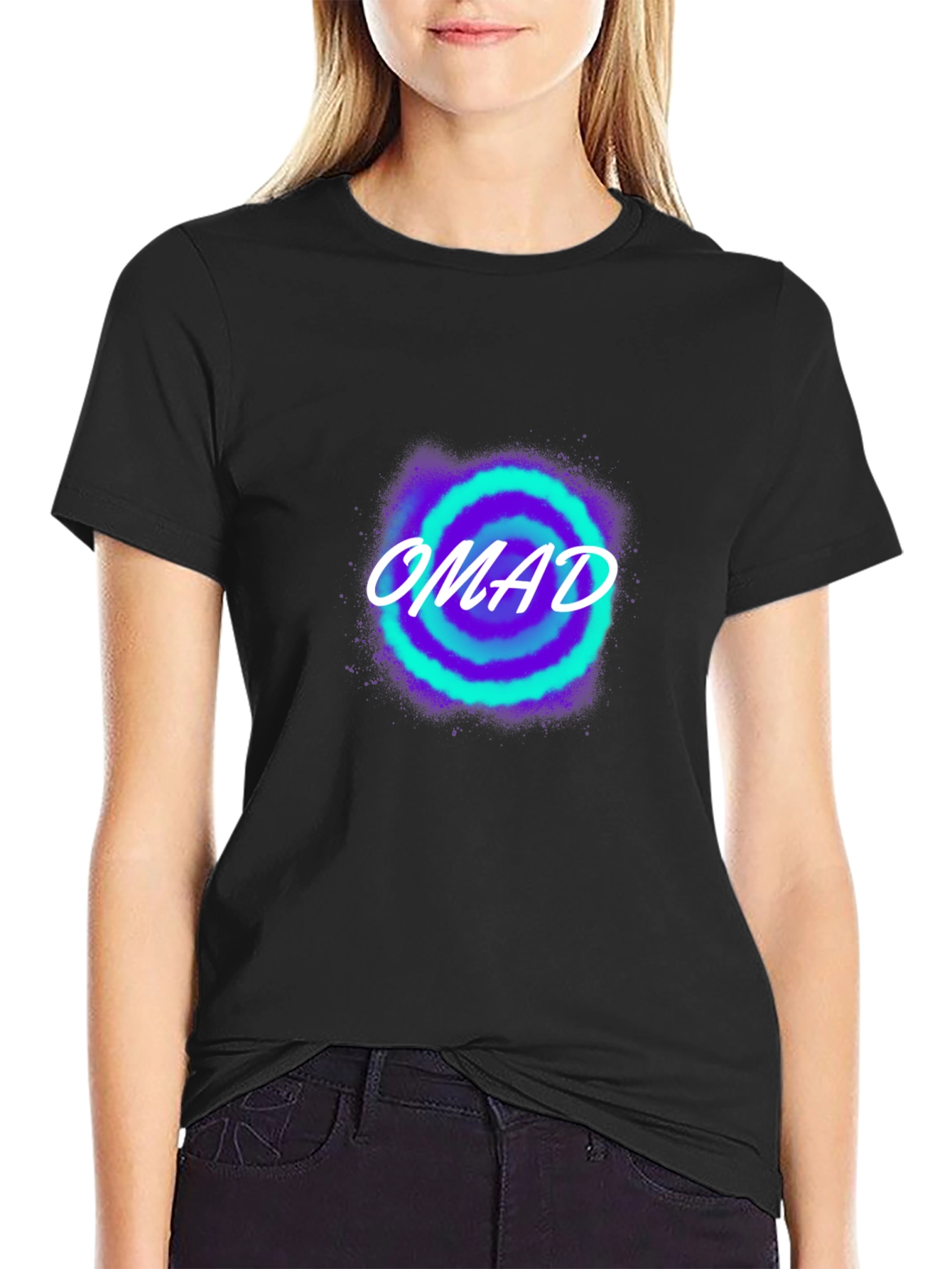 OMAD Circle Graphic Tee - Trendy Casual Wear
