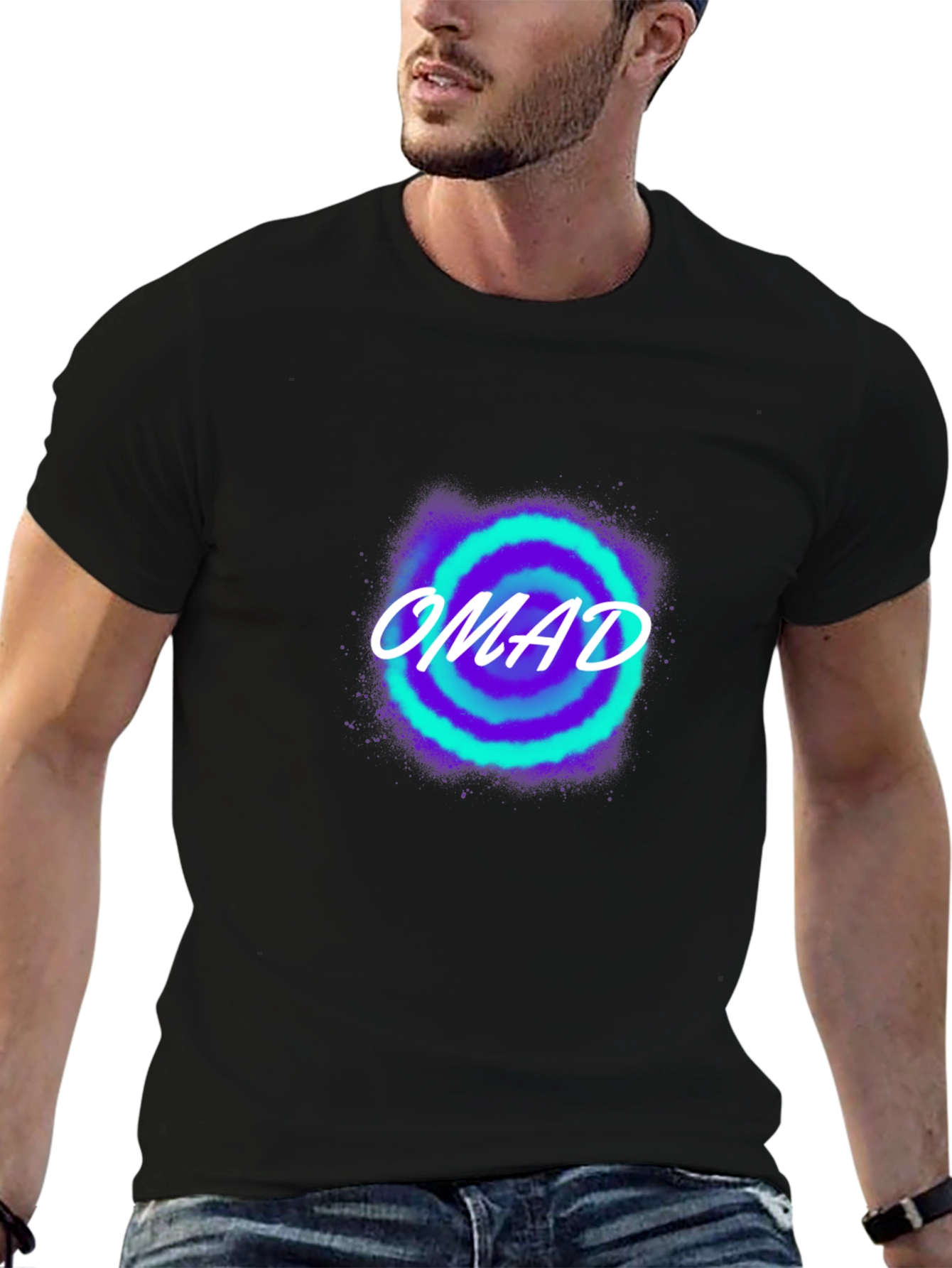 OMAD Circle Graphic Tee - Trendy Casual Wear