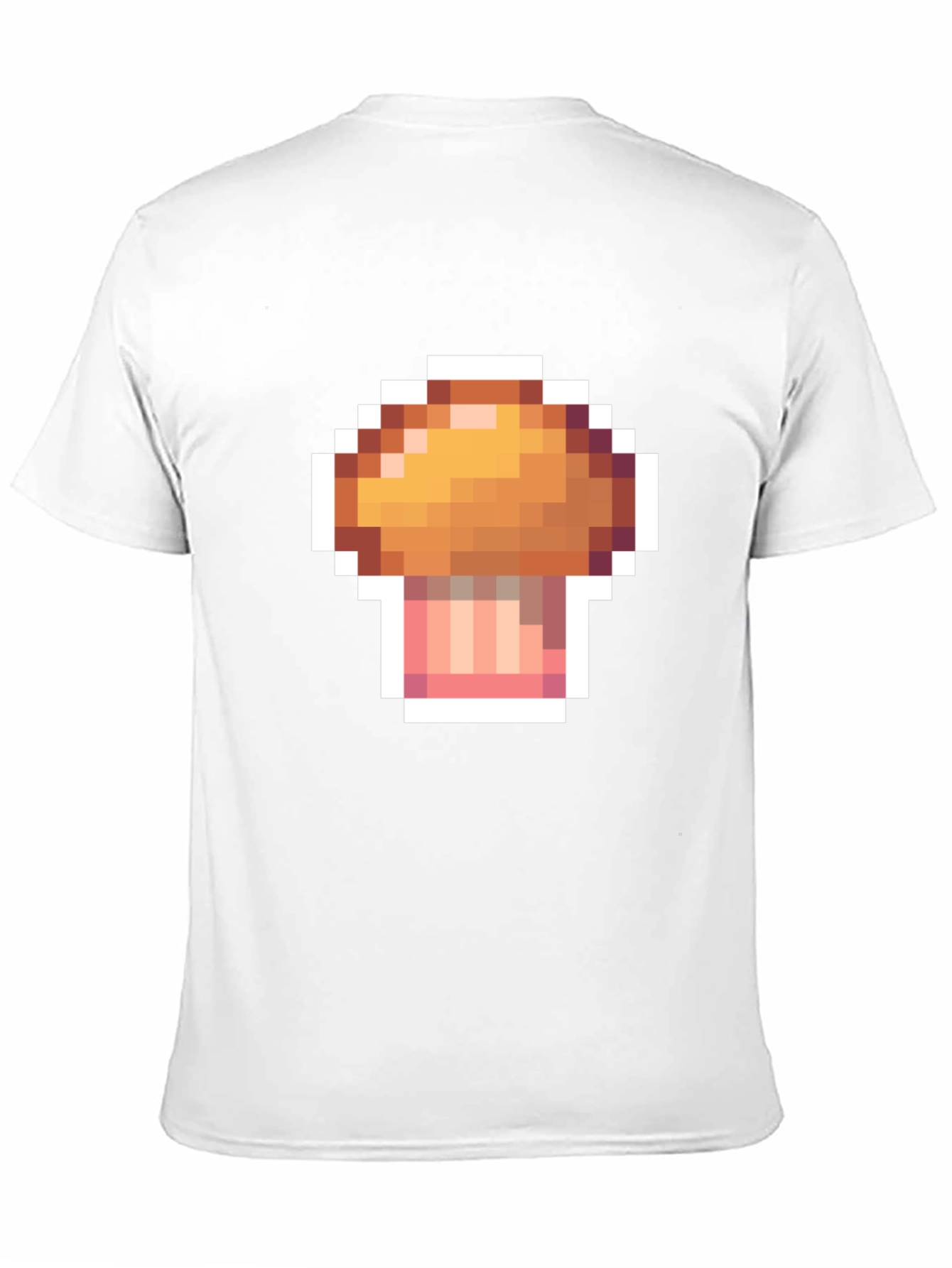 Pixel Mushroom T-Shirt - Retro Gaming Style