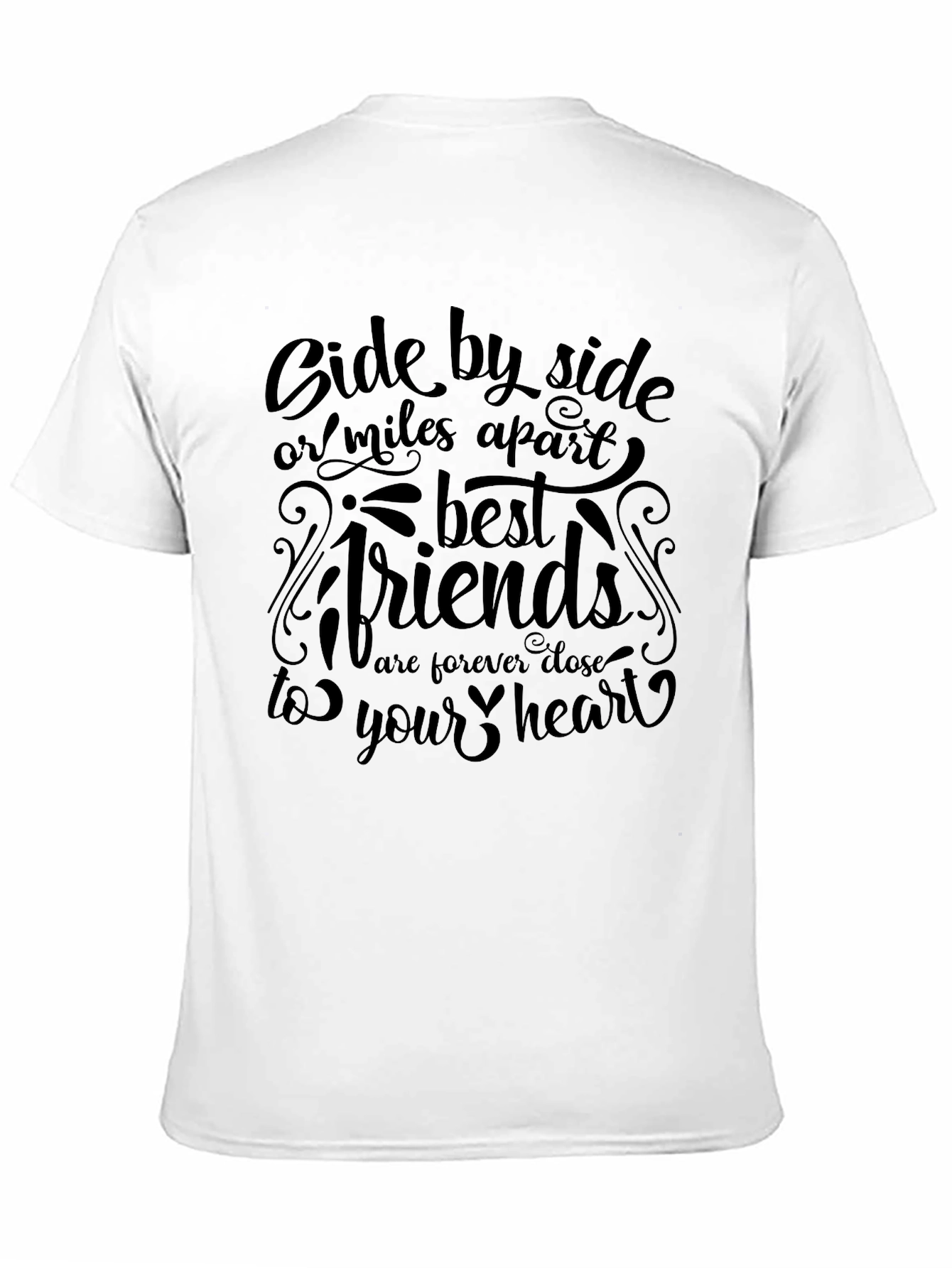 Best Friends Black Graphic Tee