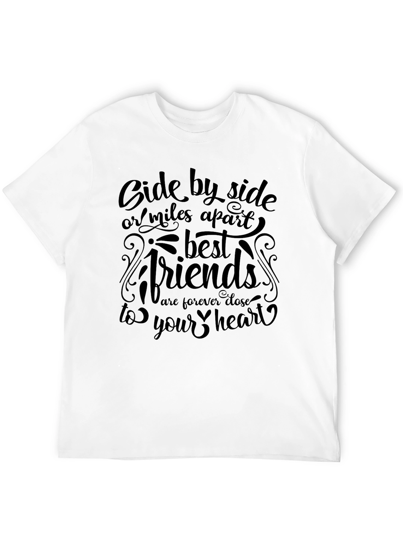 Best Friends Black Graphic Tee