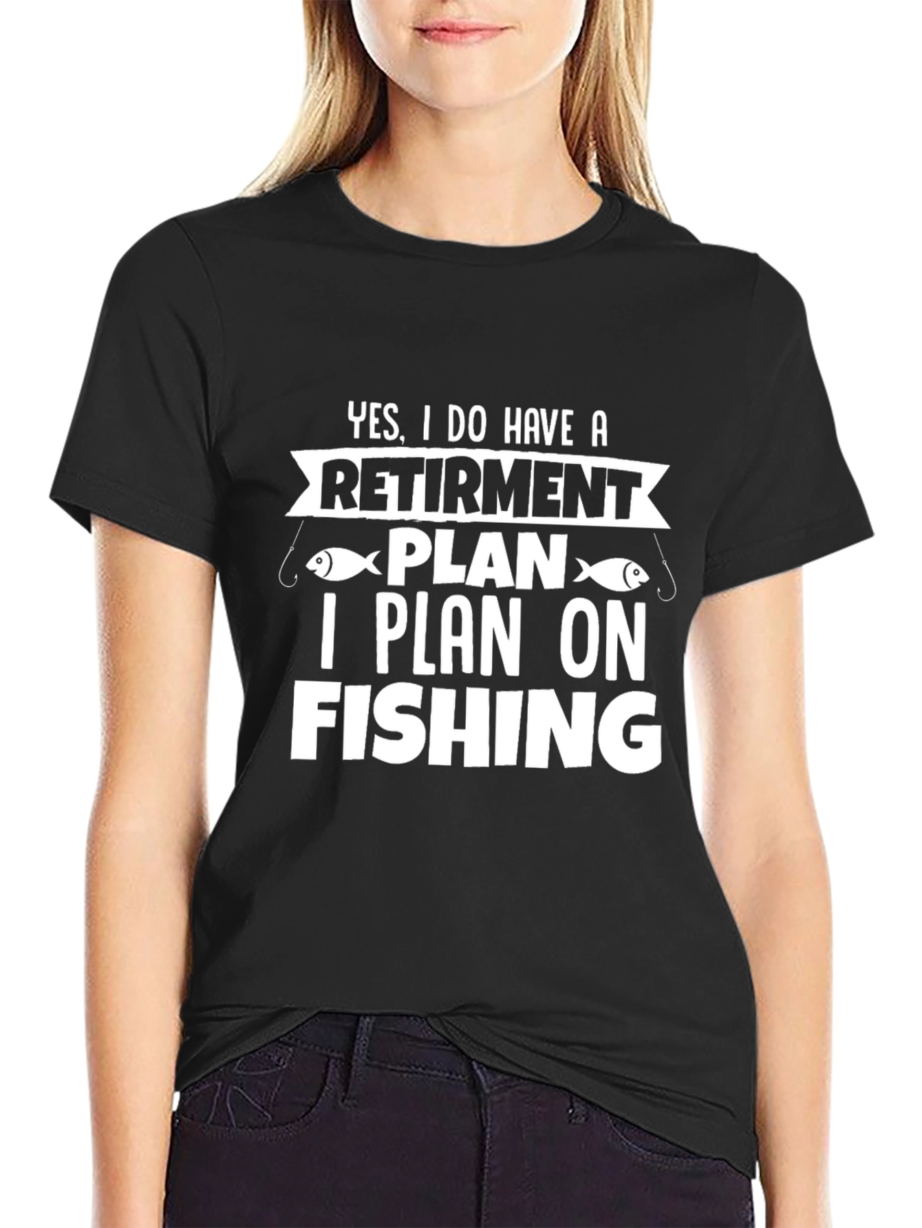 Retirement Plan Fishing Graphic Tee