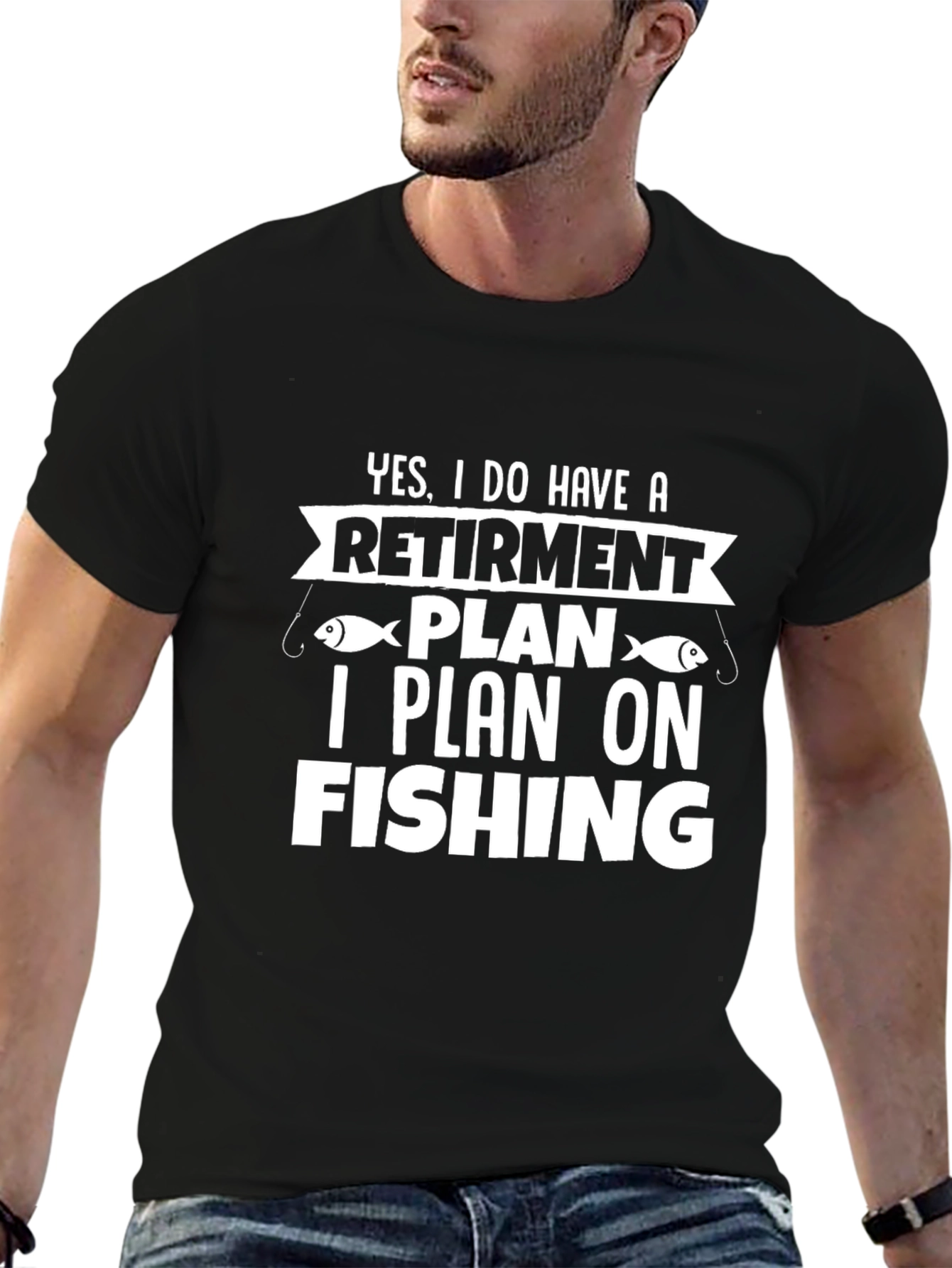 Retirement Plan Fishing Graphic Tee