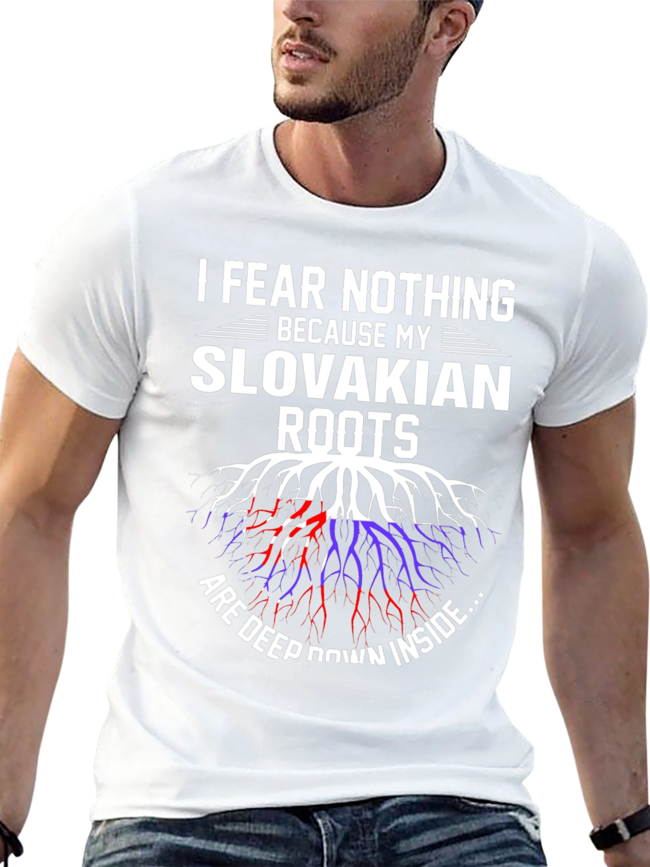 Slovakian Roots T-Shirt - I Fear Nothing Design