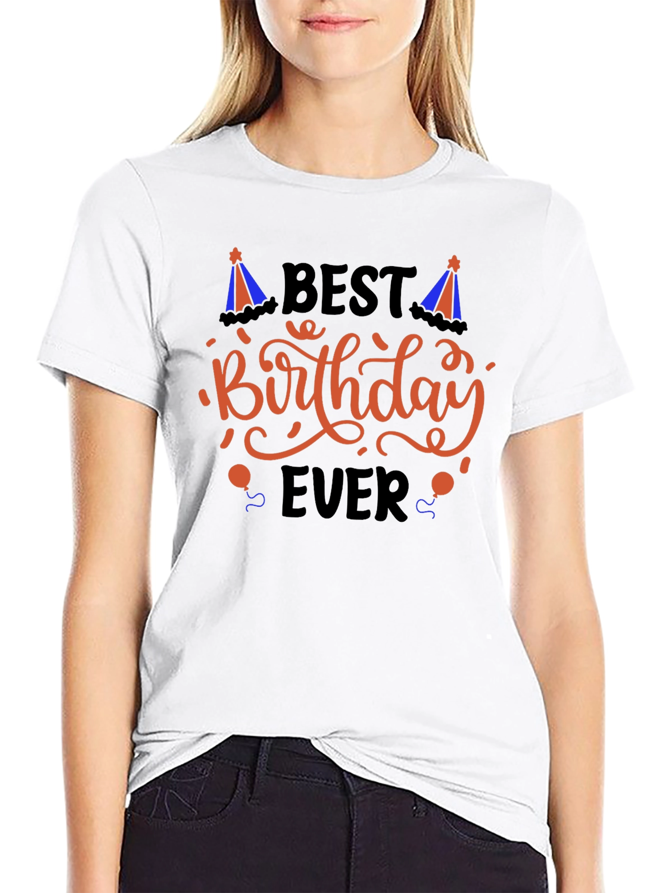 Best Birthday Ever Graphic T-Shirt - Black