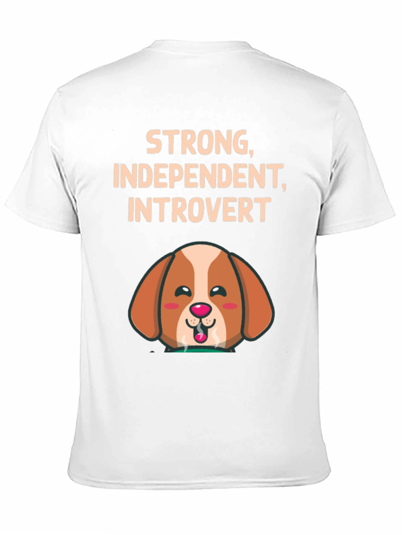 Strong Introvert Dog Graphic Tee