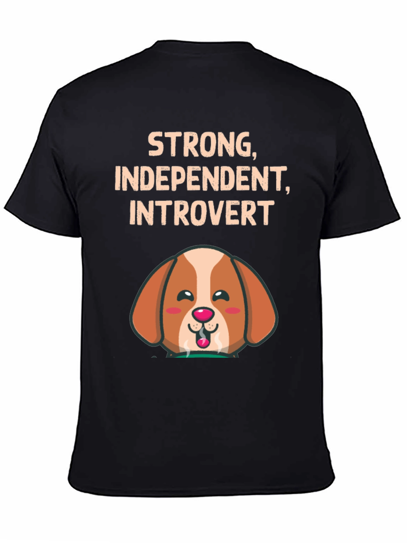Strong Introvert Dog Graphic Tee