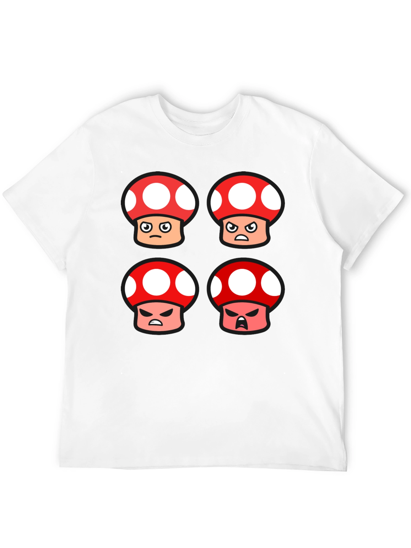 Angry Mushroom T-Shirt - Gamer Tee