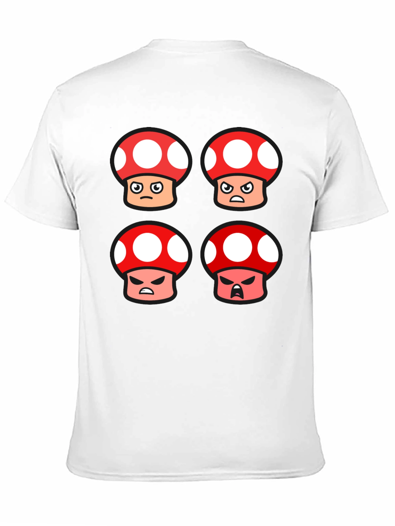 Angry Mushroom T-Shirt - Gamer Tee