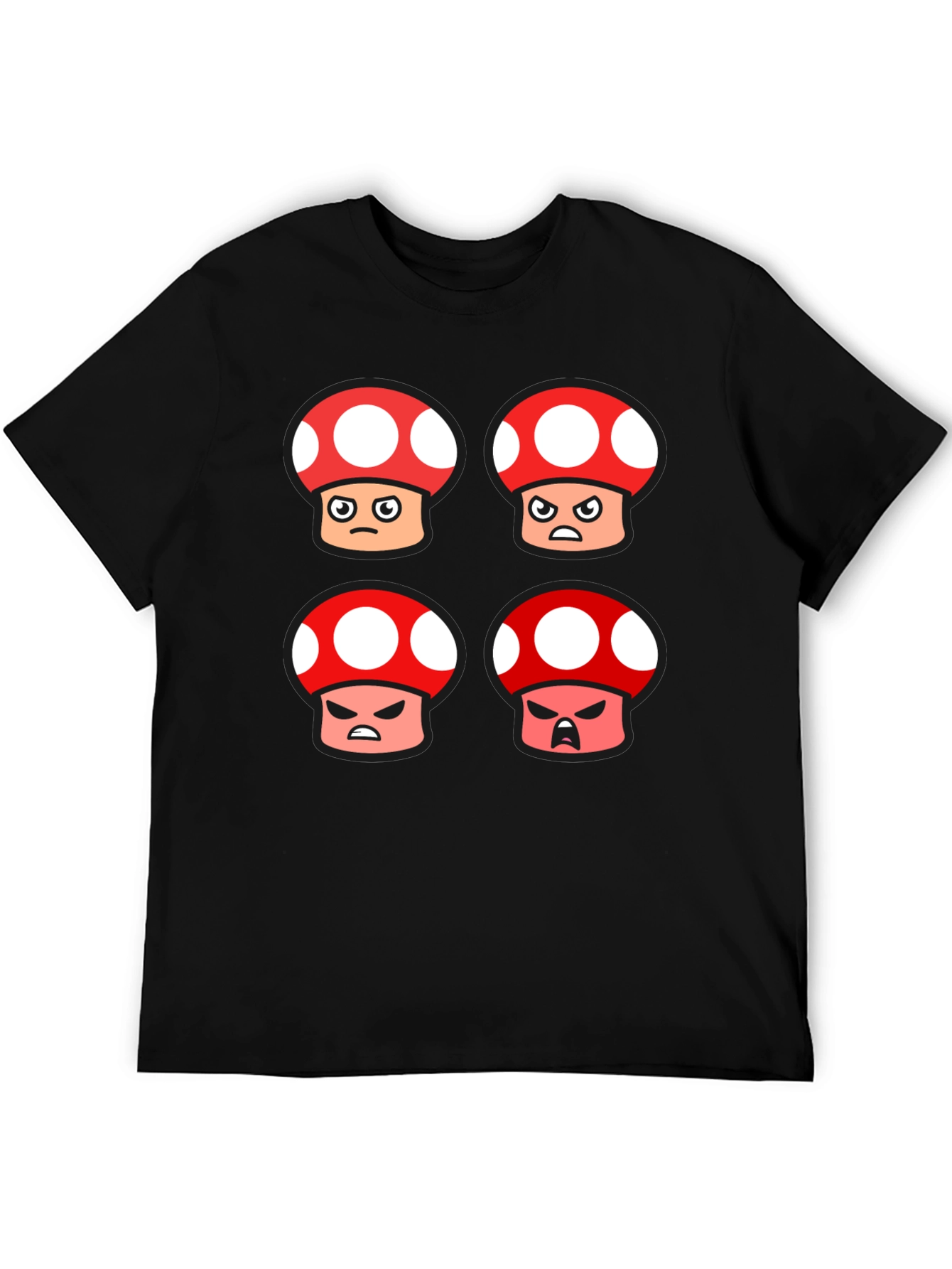 Angry Mushroom T-Shirt - Gamer Tee