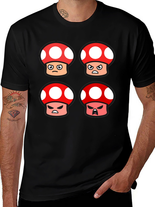 Angry Mushroom T-Shirt - Gamer Tee