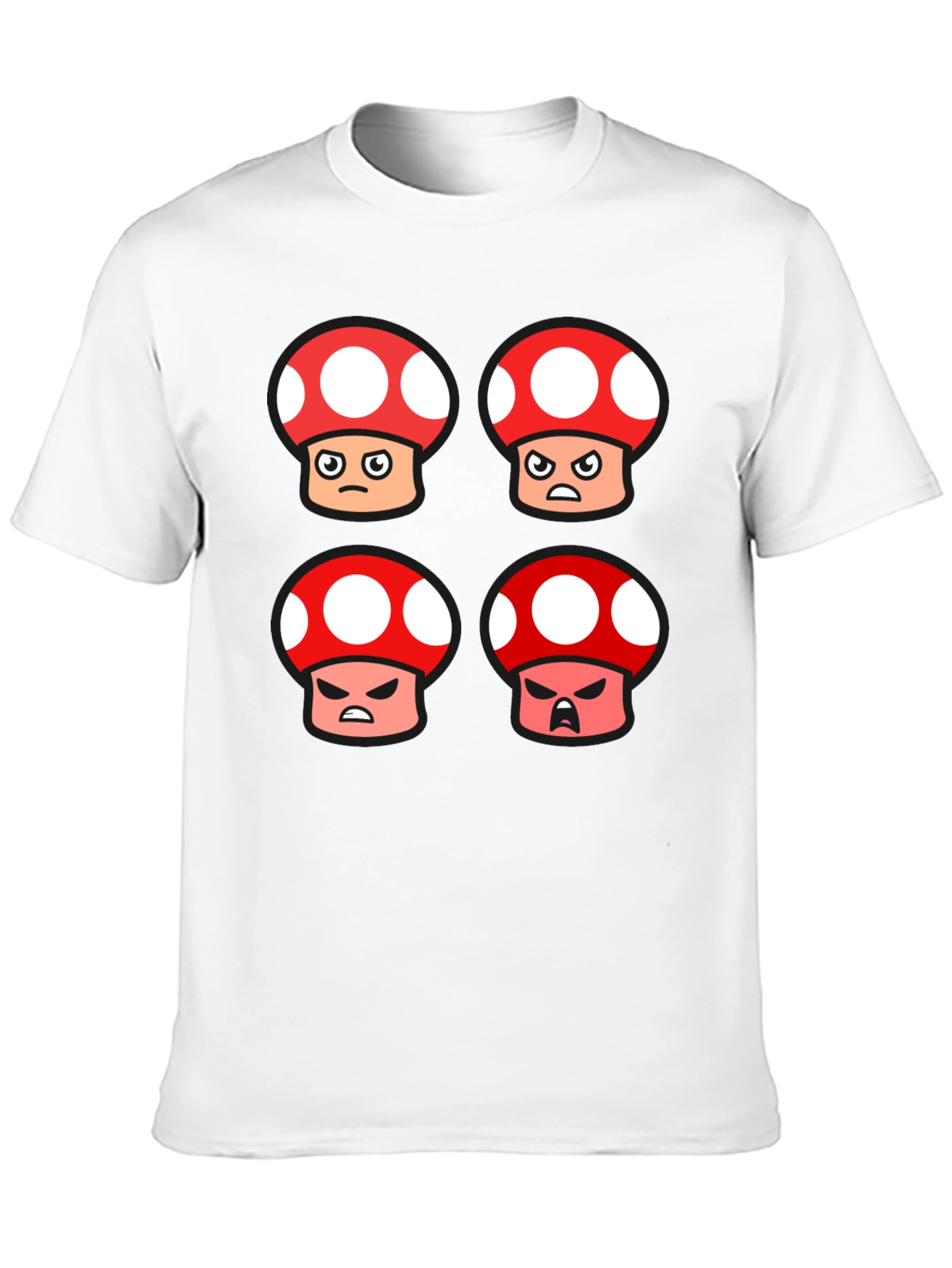Angry Mushroom T-Shirt - Gamer Tee